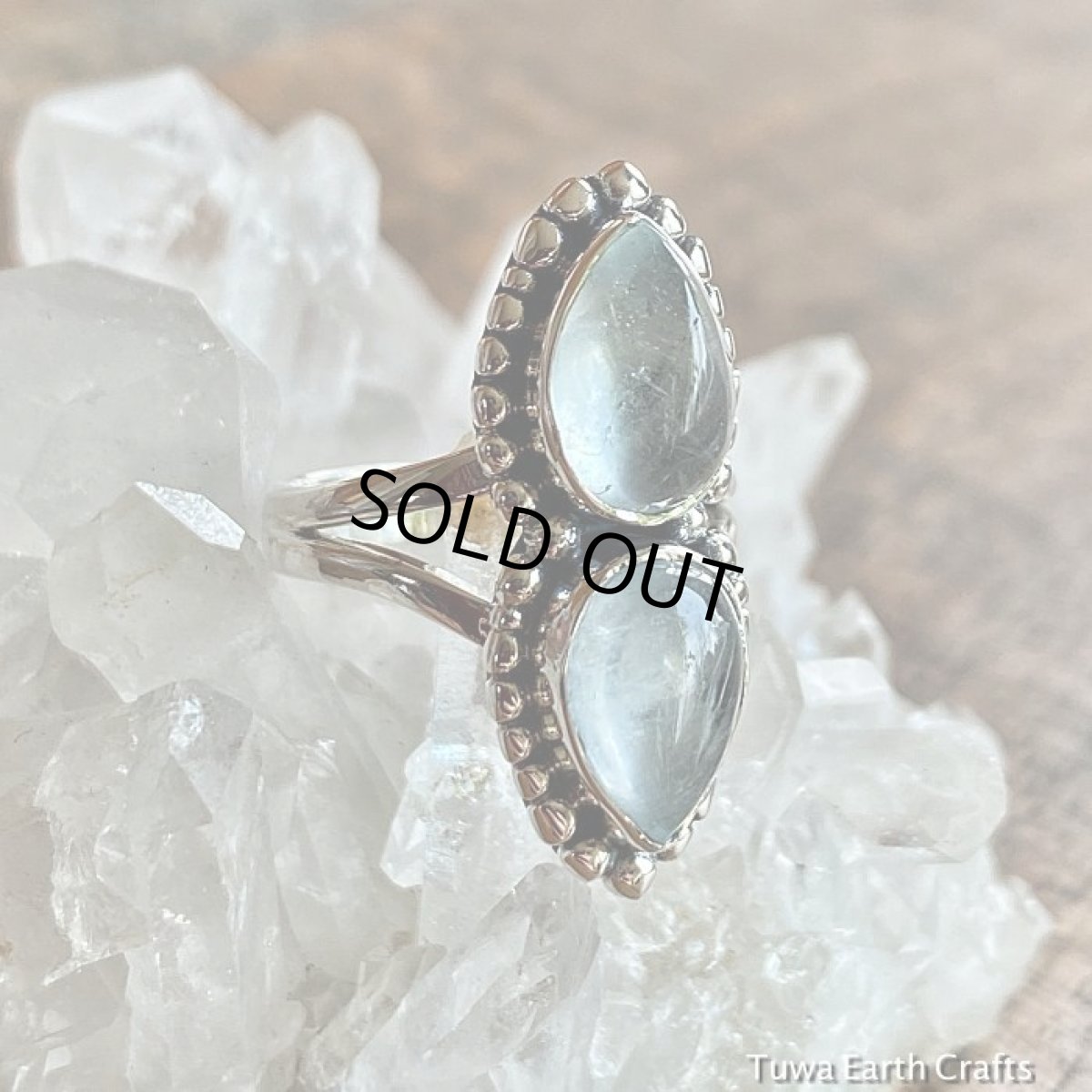 画像7: 【富・幸福のシンボル】高品質　大粒　天然アクアマリン　１点物　リング　11号 指輪　スターリングシルバー　天然石　ヒーリングストーンアクセサリー*３月誕生石 (7)