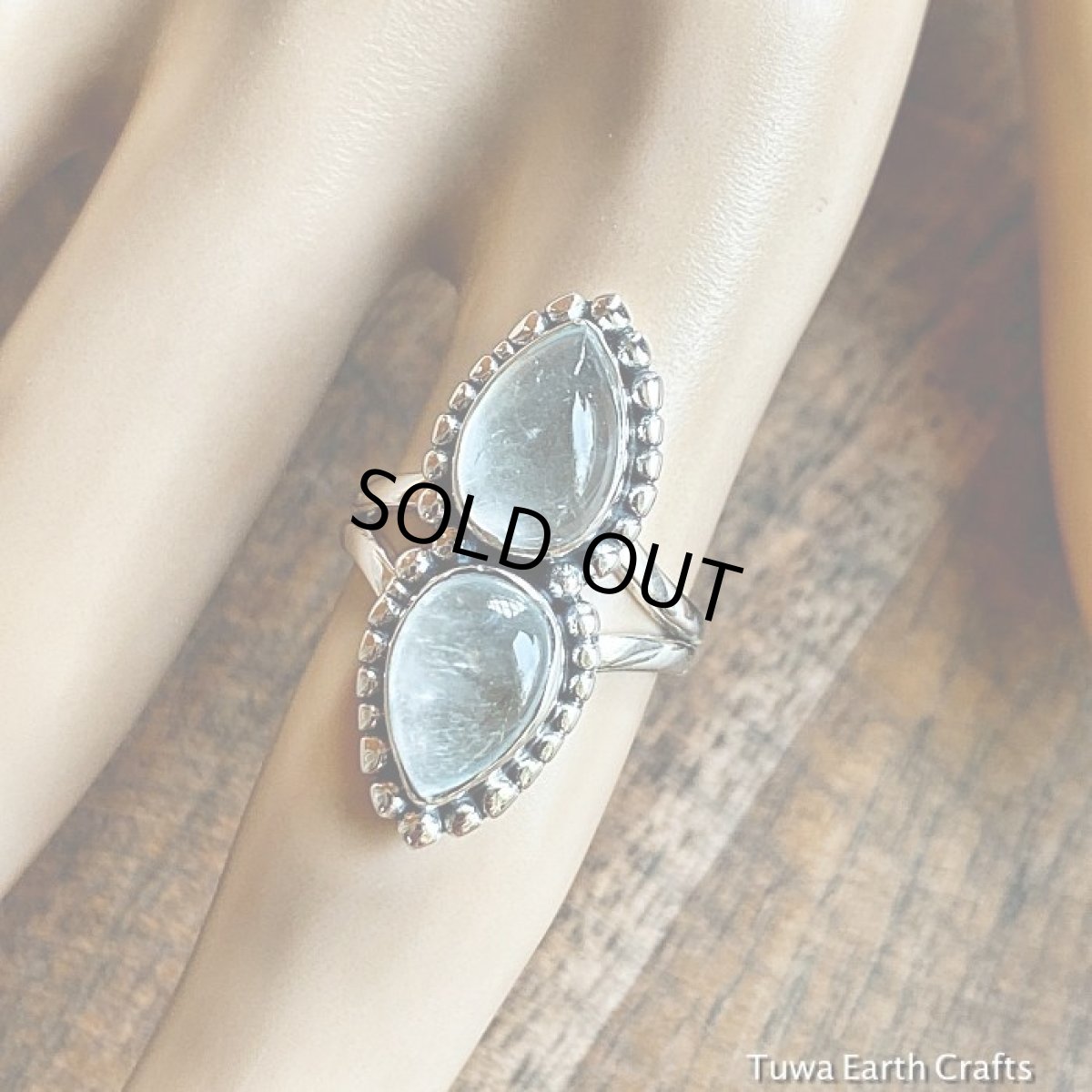 画像3: 【富・幸福のシンボル】高品質　大粒　天然アクアマリン　１点物　リング　11号 指輪　スターリングシルバー　天然石　ヒーリングストーンアクセサリー*３月誕生石 (3)