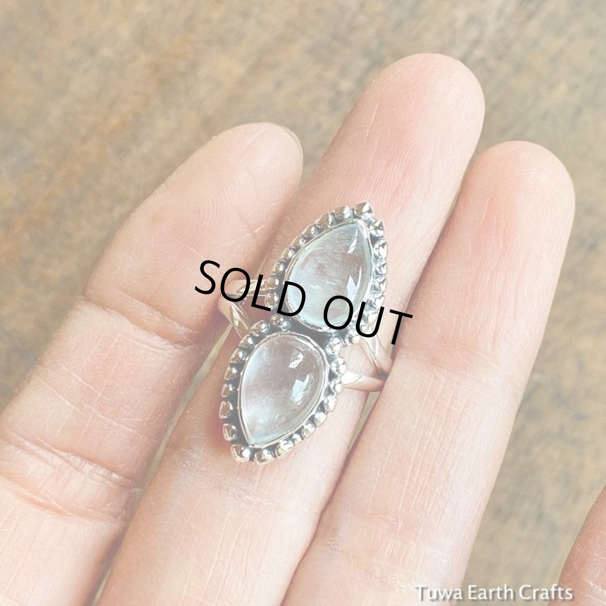 画像13: 【富・幸福のシンボル】高品質　大粒　天然アクアマリン　１点物　リング　11号 指輪　スターリングシルバー　天然石　ヒーリングストーンアクセサリー*３月誕生石 (13)