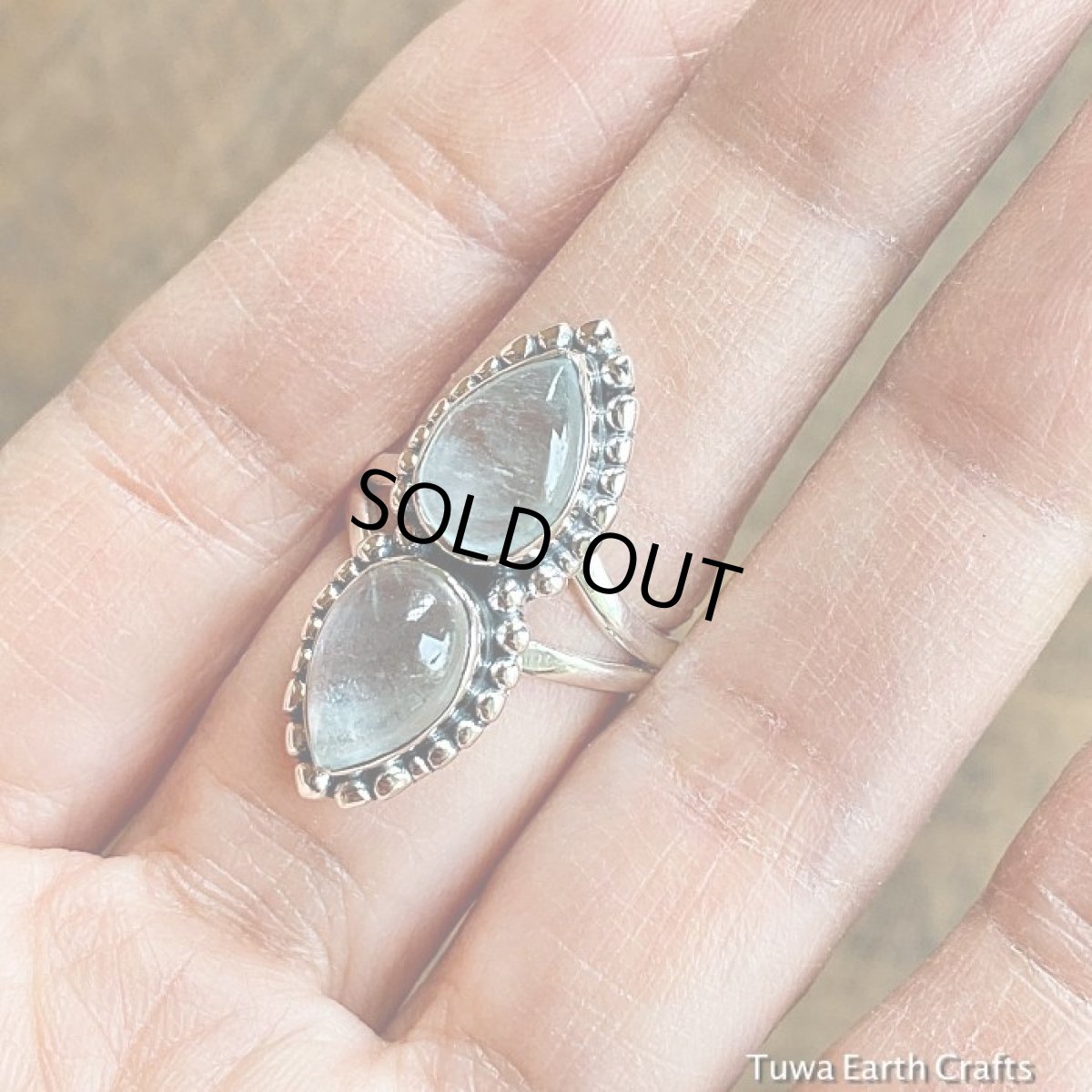 画像12: 【富・幸福のシンボル】高品質　大粒　天然アクアマリン　１点物　リング　11号 指輪　スターリングシルバー　天然石　ヒーリングストーンアクセサリー*３月誕生石 (12)