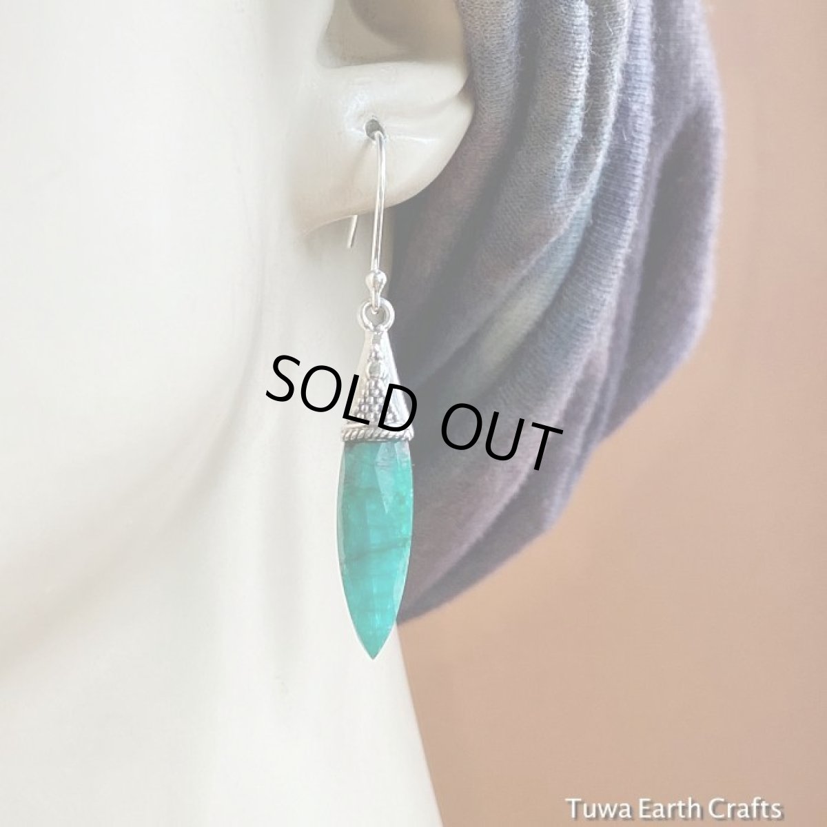 画像7: 1点もの　高品質キラキラ天然エメラルド　ピアス★天然石ジュエリー　ヒーリングストーン アクセサリー (7)