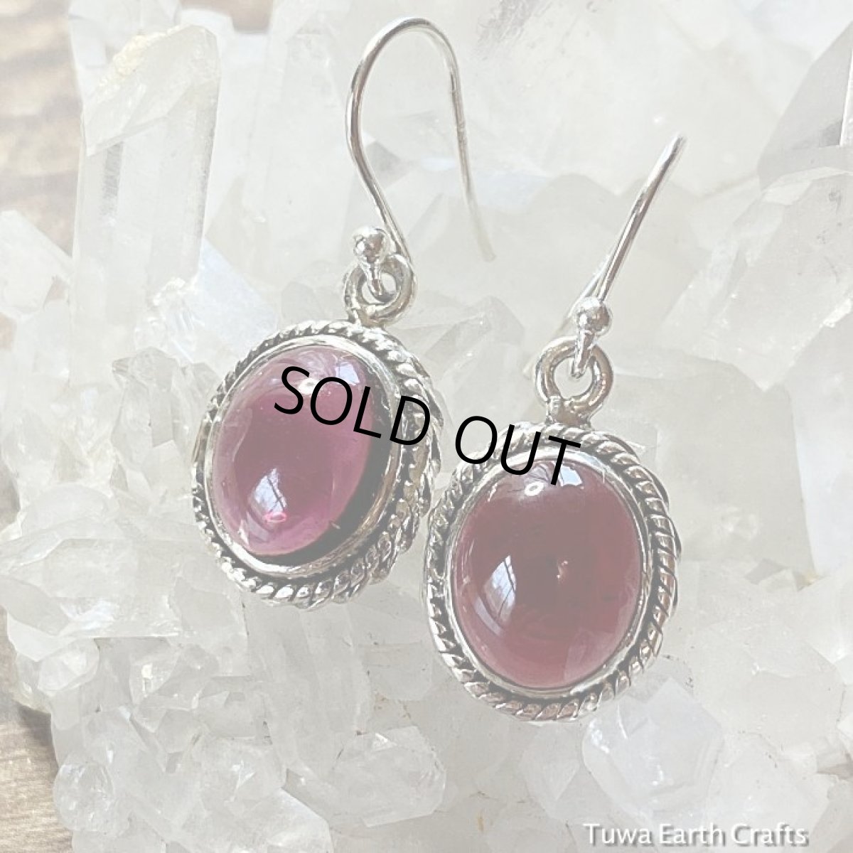 画像12: 1点もの　ざくろ色　高品質ガーネット ピアス　天然石ヒーリングストーンジュエリー　アクセサリー 1月誕生石 (12)