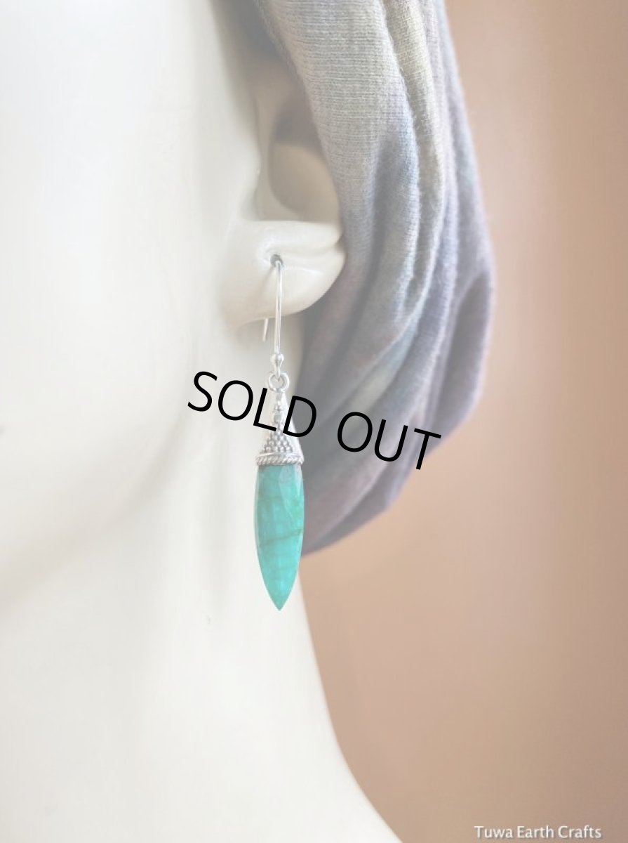 画像8: 1点もの　高品質キラキラ天然エメラルド　ピアス★天然石ジュエリー　ヒーリングストーン アクセサリー (8)