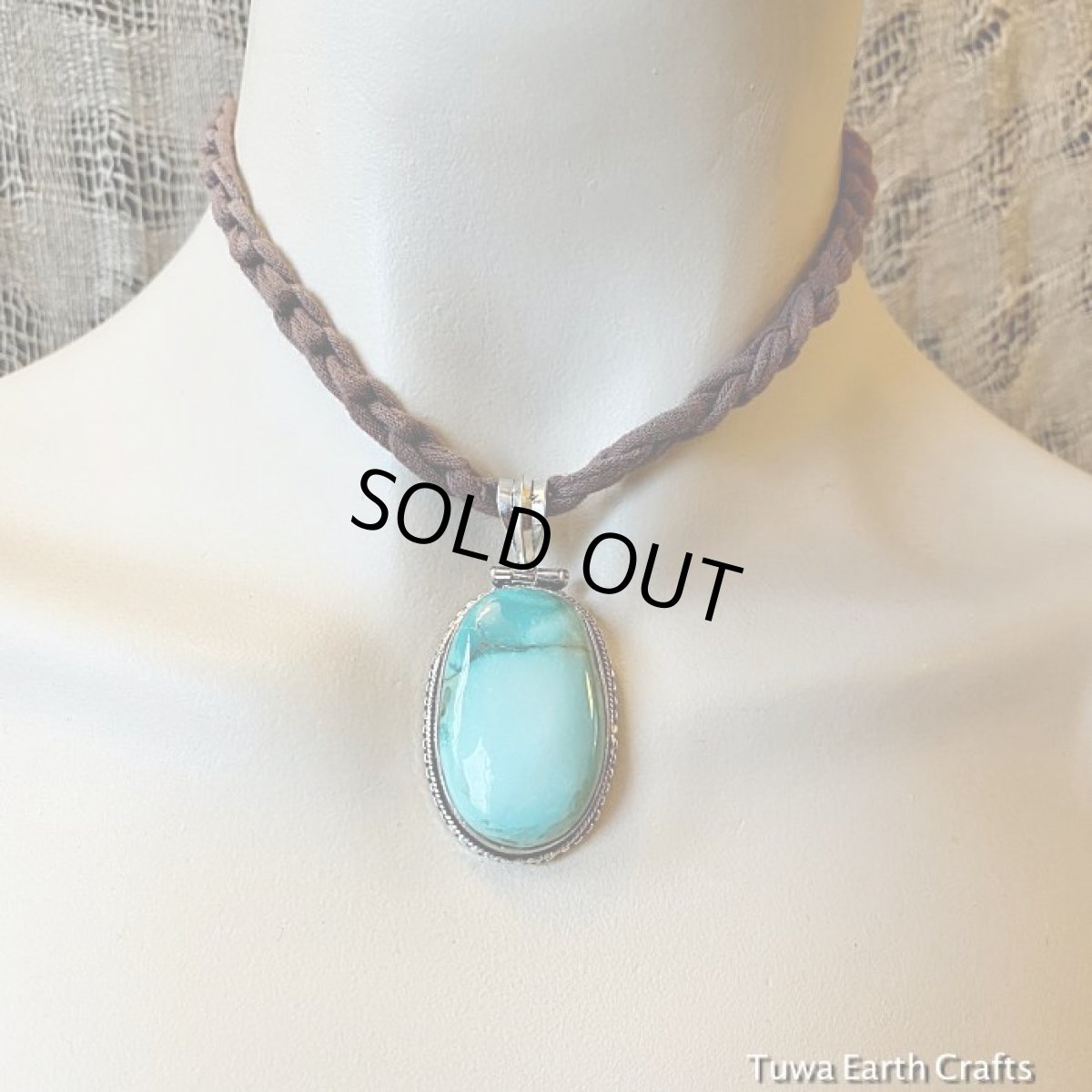 画像5: 【旅のお守り】1点もの大ぶりターコイズ（トルコ石）　ペンダントトップ＊天然石パワーストーンアクセサリーお守りヒーリングストーン (5)