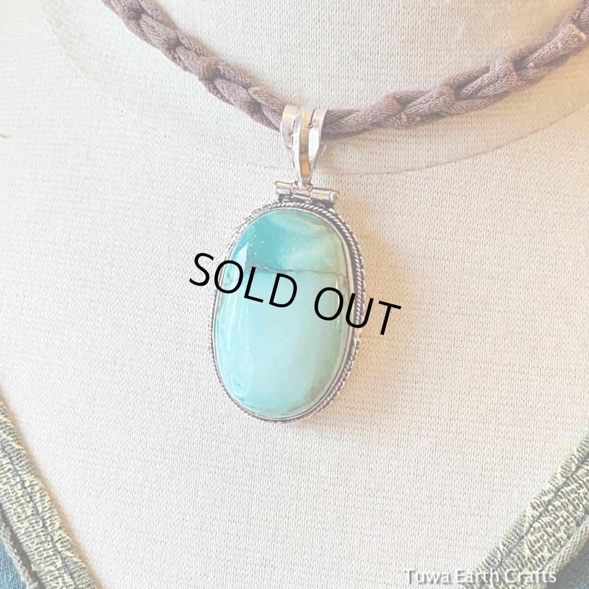 画像7: 【旅のお守り】1点もの大ぶりターコイズ（トルコ石）　ペンダントトップ＊天然石パワーストーンアクセサリーお守りヒーリングストーン (7)