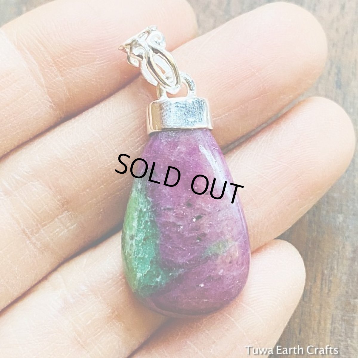 画像4: 1点もの高品質ルビーインゾイサイト（タンザニア産）ペンダントトップ＊ヒーリングストーン ジュエリー　天然石パワーストーンアクセサリー (4)