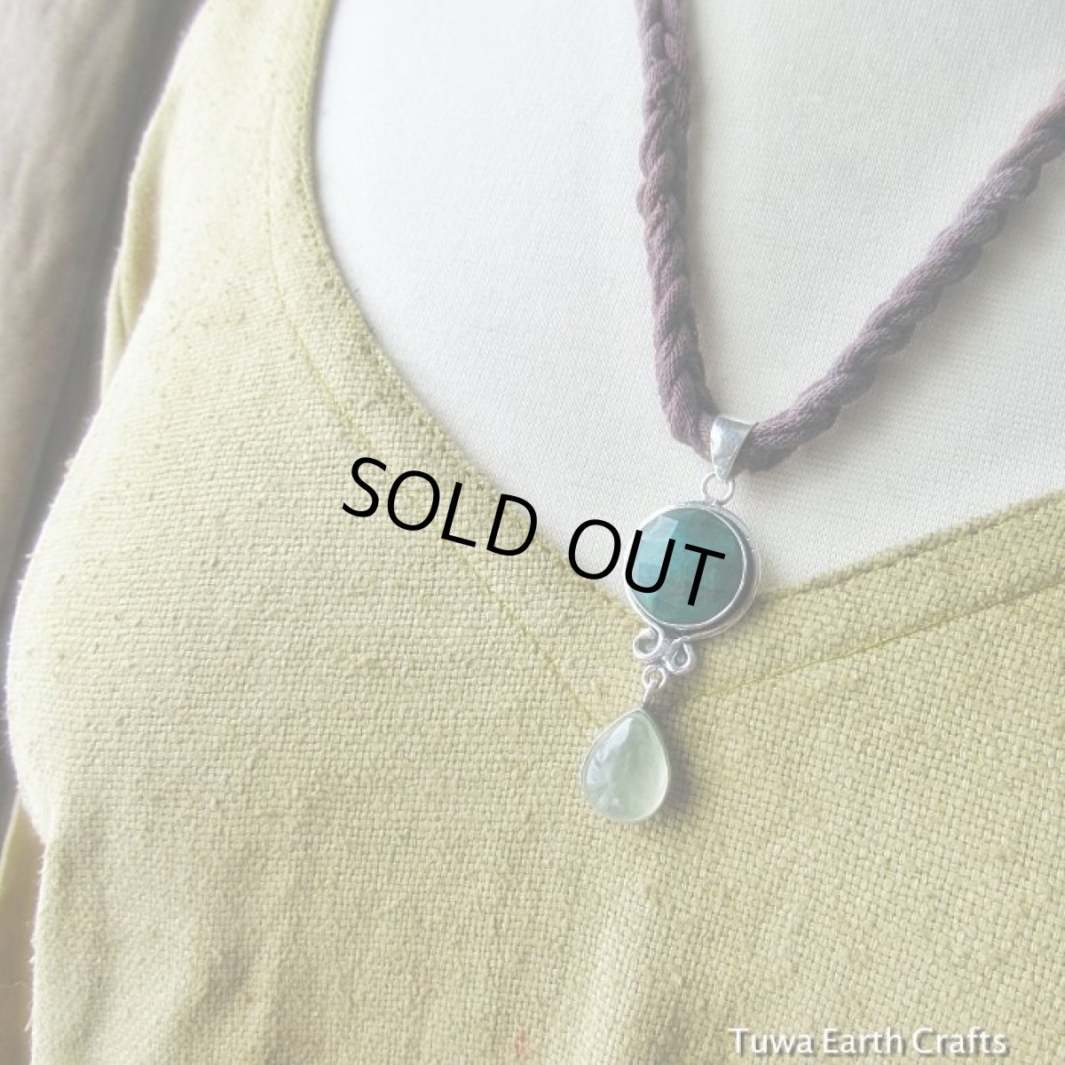 画像18: １点物　 天然エメラルド&プレナイト  ペンダントトップ*ハンドメイド　ジュエリー　パワーストーン天然石アクセサリー (18)