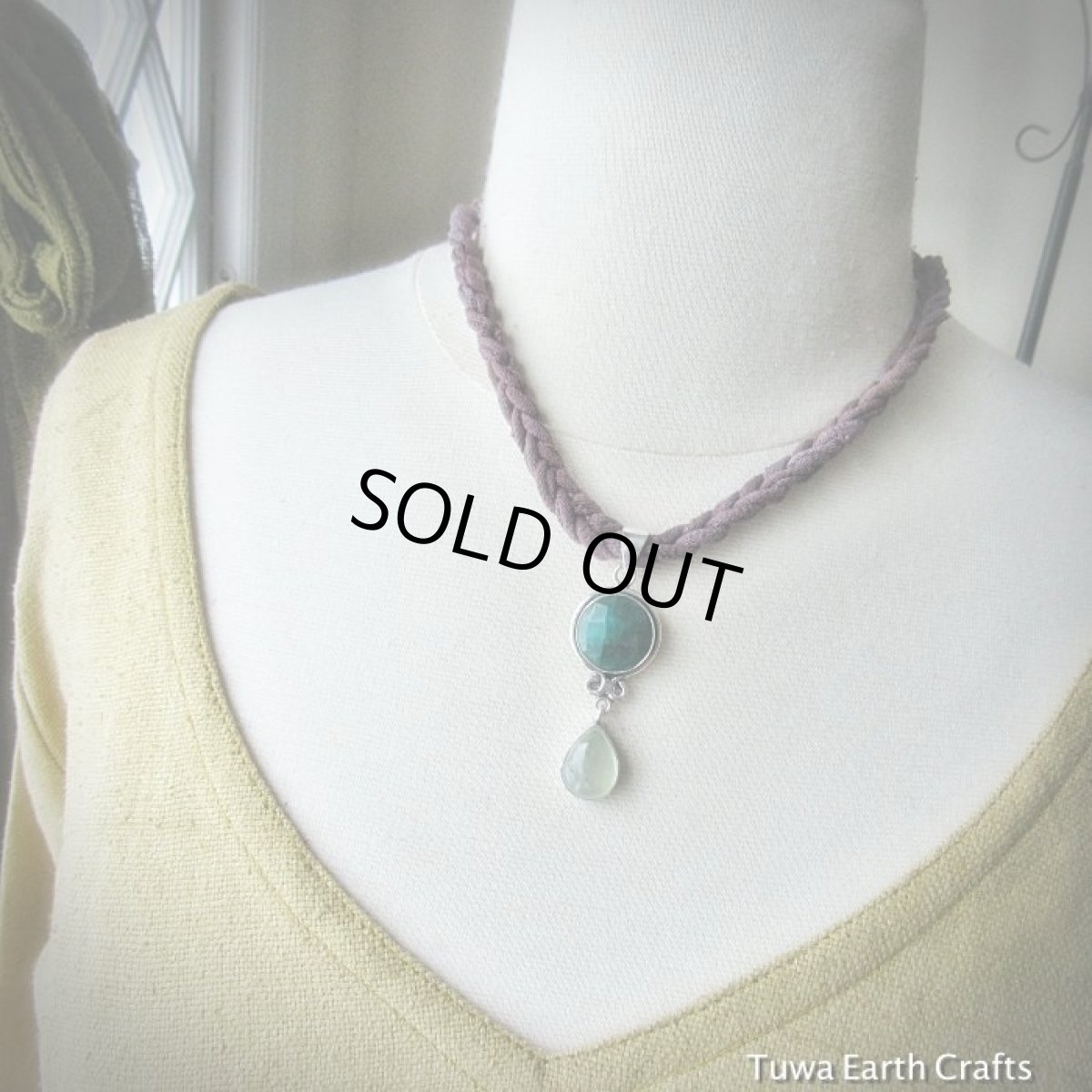 画像12: １点物　 天然エメラルド&プレナイト  ペンダントトップ*ハンドメイド　ジュエリー　パワーストーン天然石アクセサリー (12)