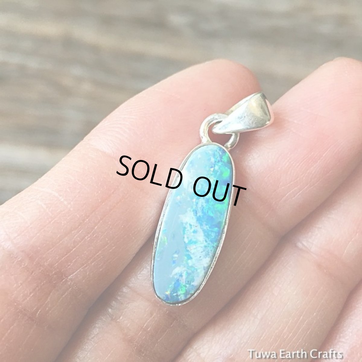 画像19: １点もの　高品質オーストラリア産オパール ペンダントトップ　チェーン付き　ヒーリングストーン天然石アクセサリーお守りジュエリー (19)