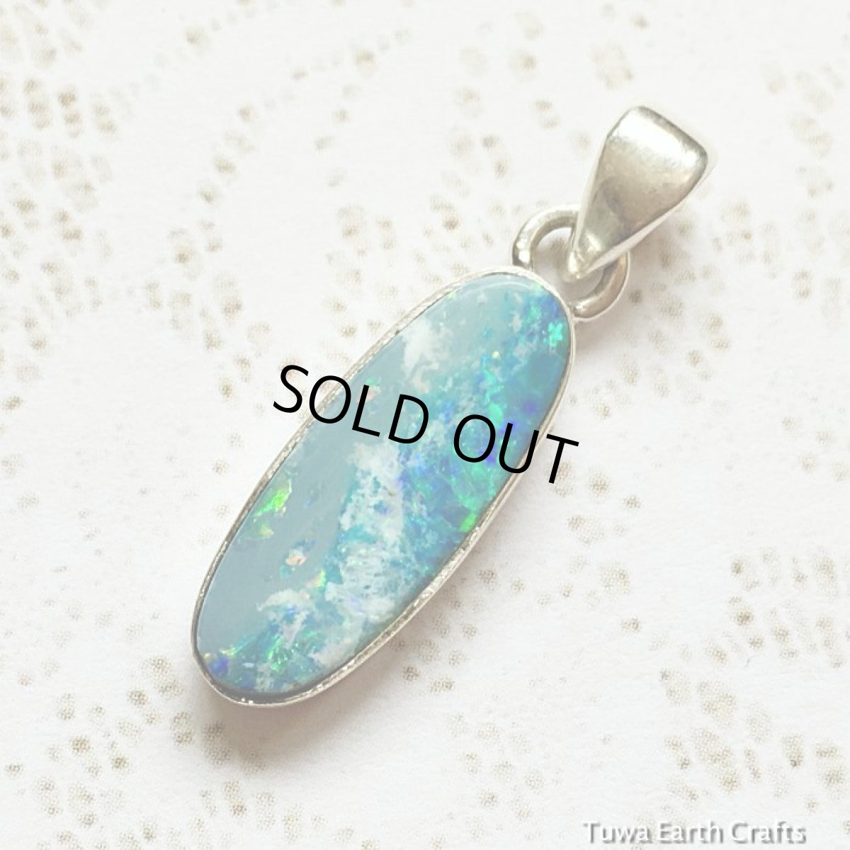 画像5: １点もの　高品質オーストラリア産オパール ペンダントトップ　チェーン付き　ヒーリングストーン天然石アクセサリーお守りジュエリー (5)