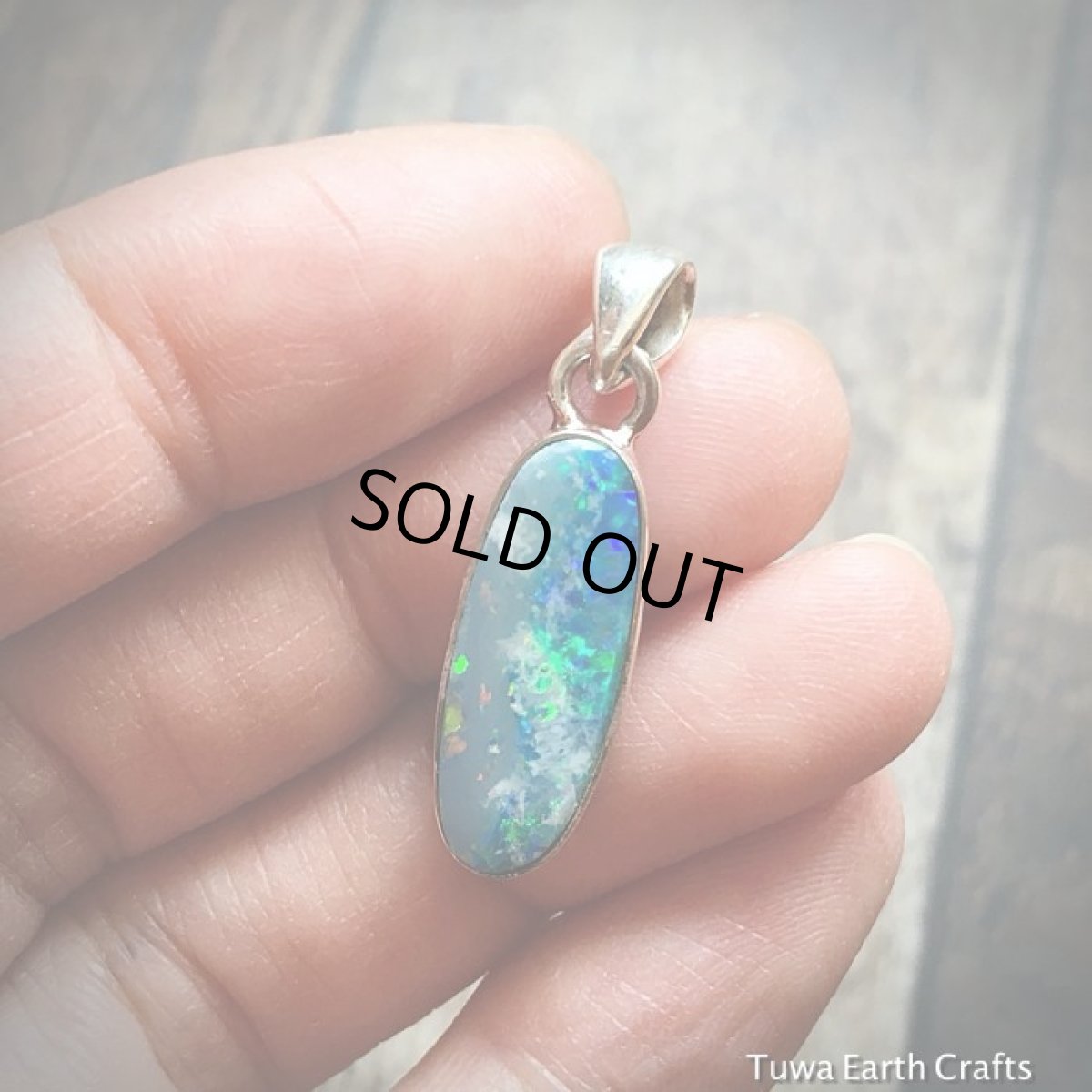 画像10: １点もの　高品質オーストラリア産オパール ペンダントトップ　チェーン付き　ヒーリングストーン天然石アクセサリーお守りジュエリー (10)