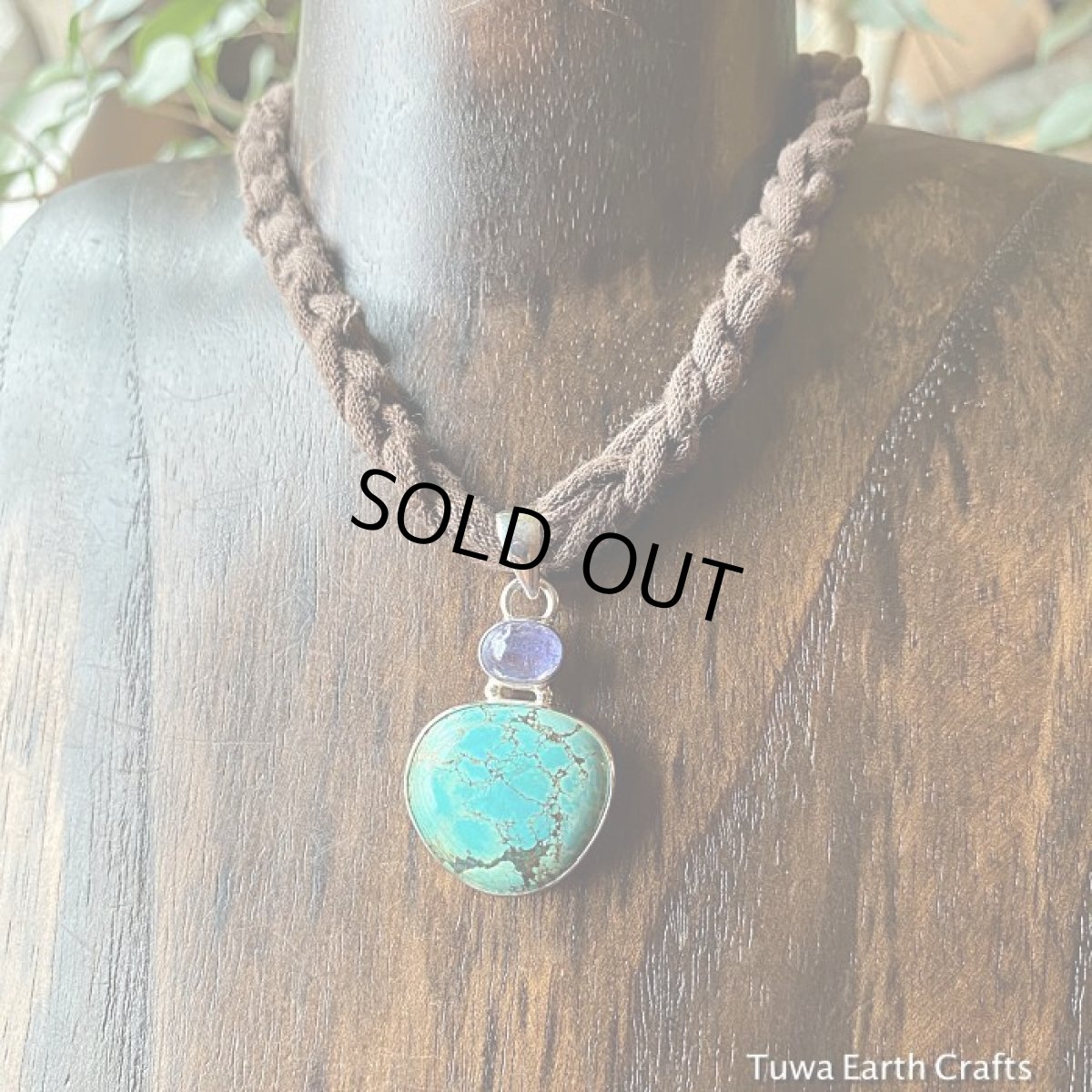 画像12: 【魔除け・邪気払い】1点物　高品質ターコイズ (チベット産）&タンザナイト ペンダントトップ★ヒーリングストーンお守り★スターリングシルバー★パワーストーン天然石 (12)