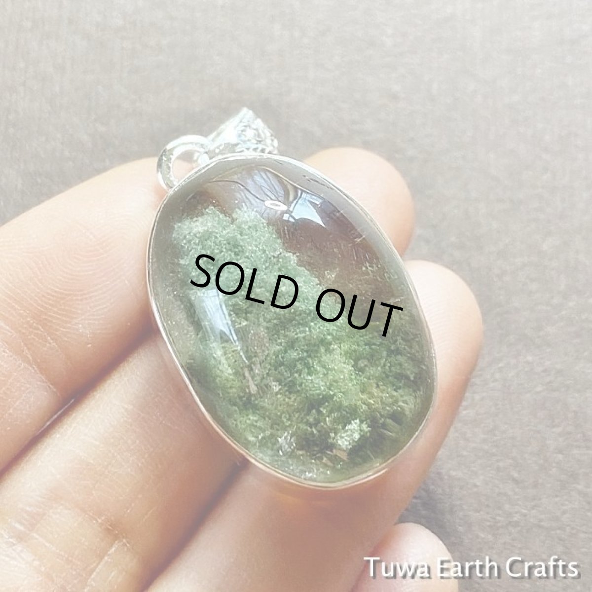 画像3: 【ヒーリング・開運・大地との繋がり】大ぶり高品質ガーデンクォーツ　ペンダントトップ★庭園水晶★ヒーリングジュエリー天然石パワーストーンアクセサリー (3)