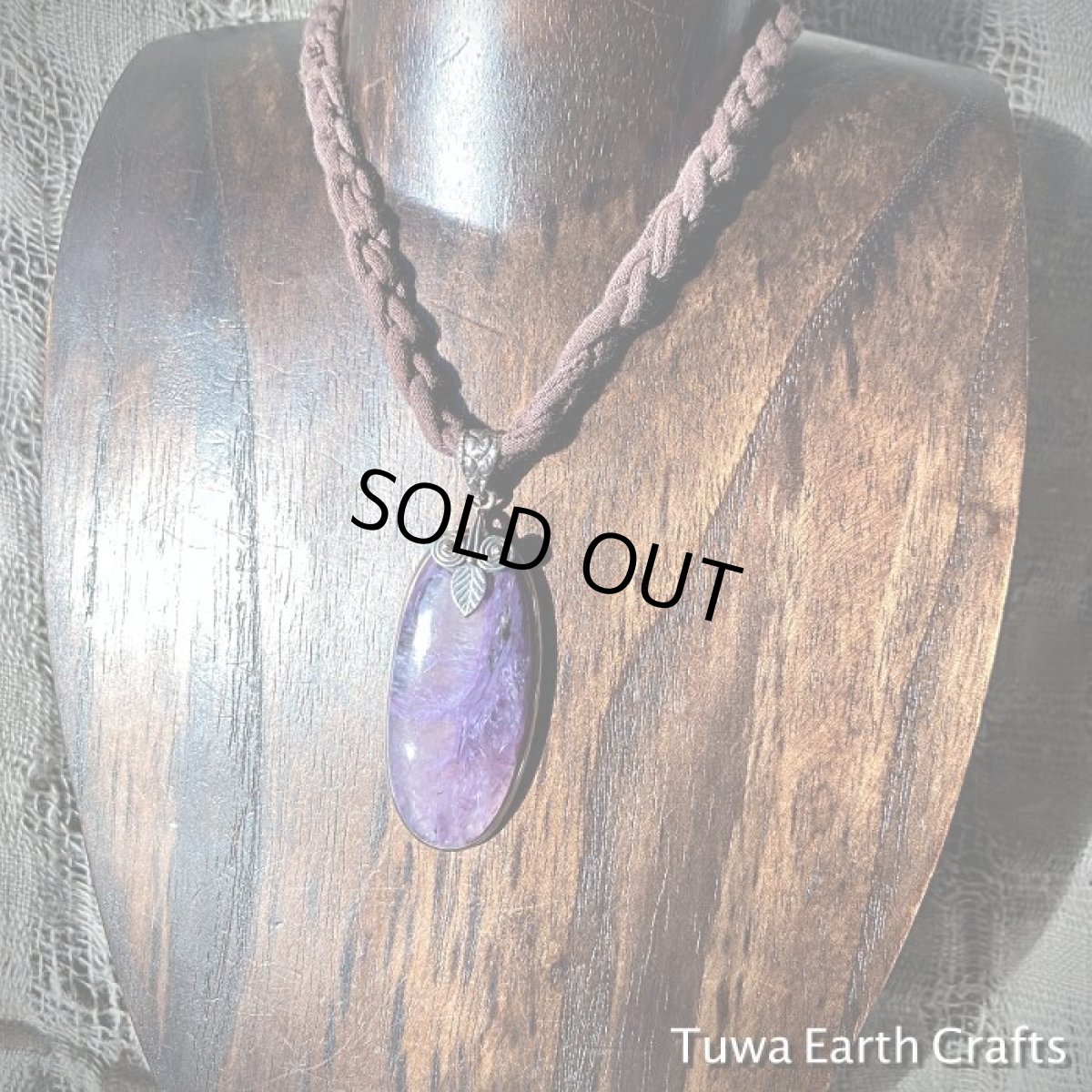 画像11: 石全長4.7cm大ぶり極上１点ものチャロアイトインクオーツ（エンジェルシリカ）　ペンダントトップ★スターリングシルバー★世界三大ヒーリングストーン (11)