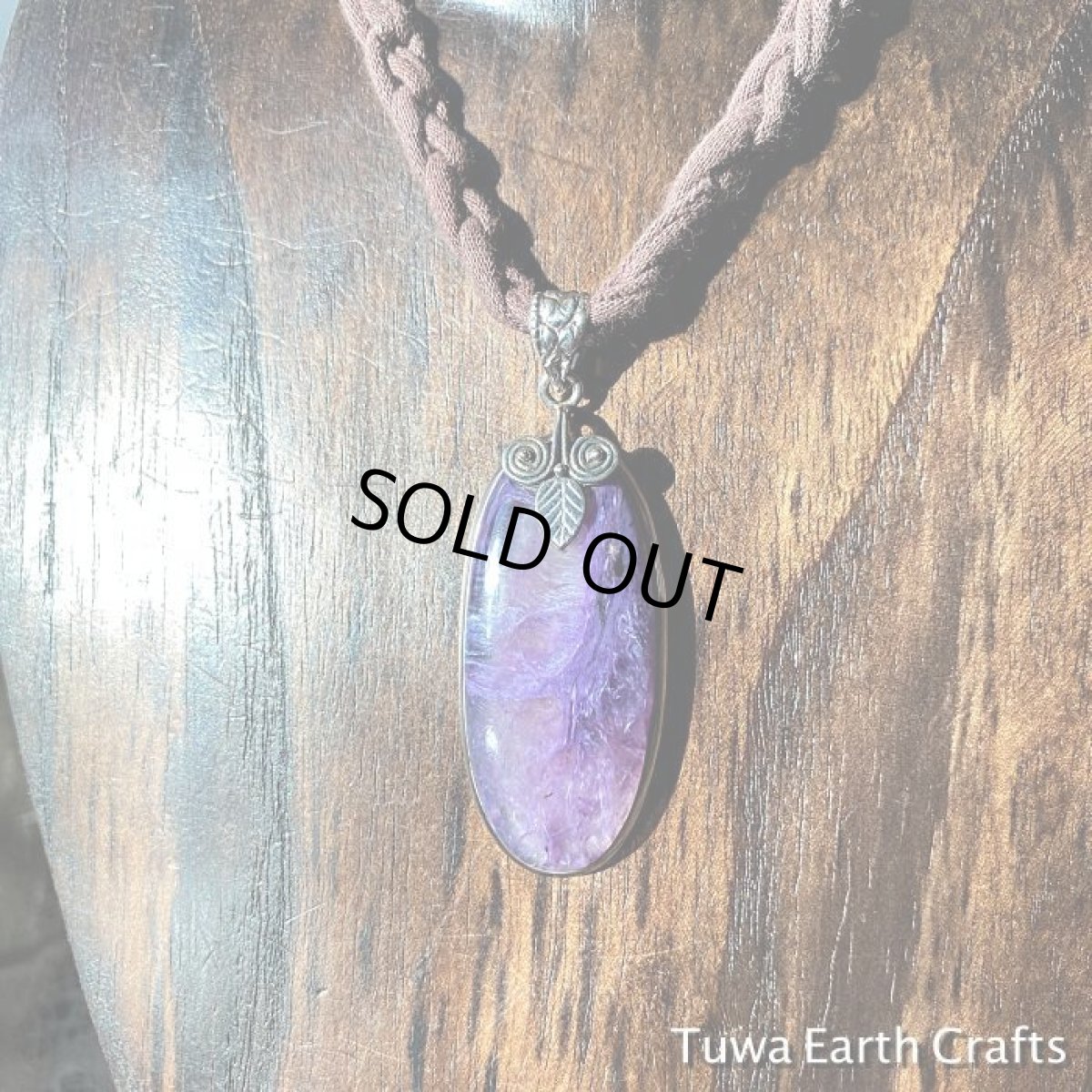 画像10: 石全長4.7cm大ぶり極上１点ものチャロアイトインクオーツ（エンジェルシリカ）　ペンダントトップ★スターリングシルバー★世界三大ヒーリングストーン (10)