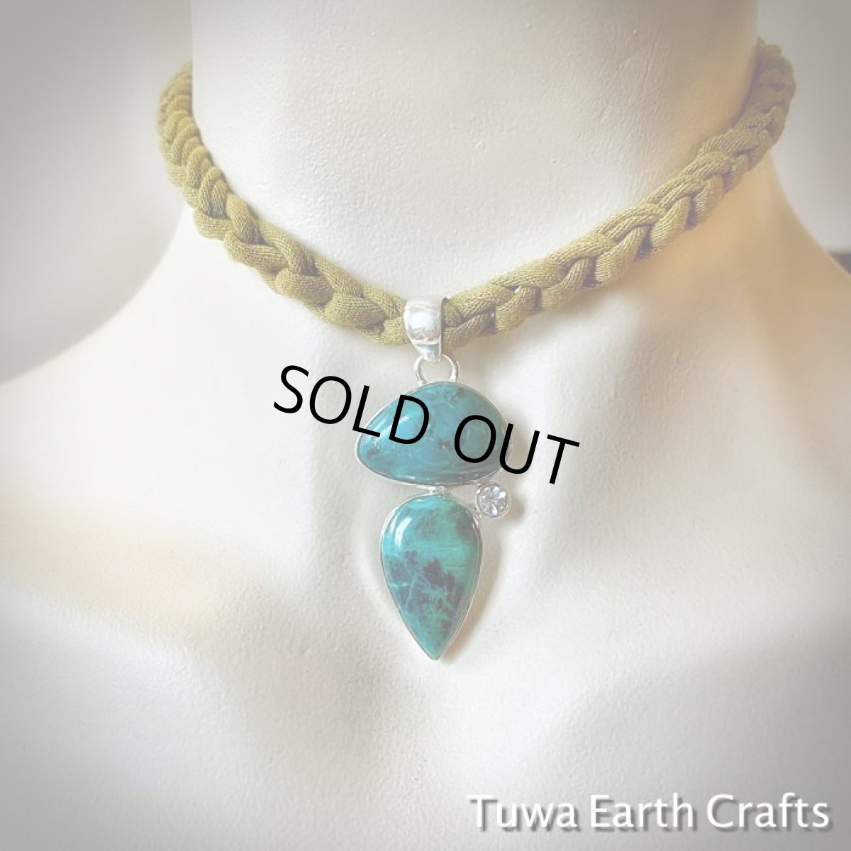 画像12: 【ヒーリング・開運】大ぶり高品質クリソコラ ペンダントトップ★クリソコーラ　ネイティブアメリカン　クリソマラカイト　ジュエリー　天然石アクセサリー (12)