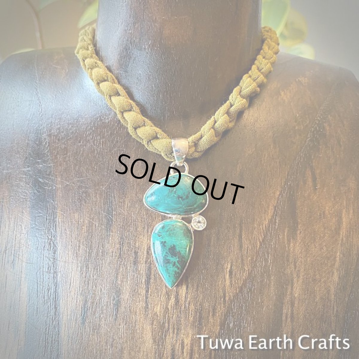 画像11: 【ヒーリング・開運】大ぶり高品質クリソコラ ペンダントトップ★クリソコーラ　ネイティブアメリカン　クリソマラカイト　ジュエリー　天然石アクセサリー (11)