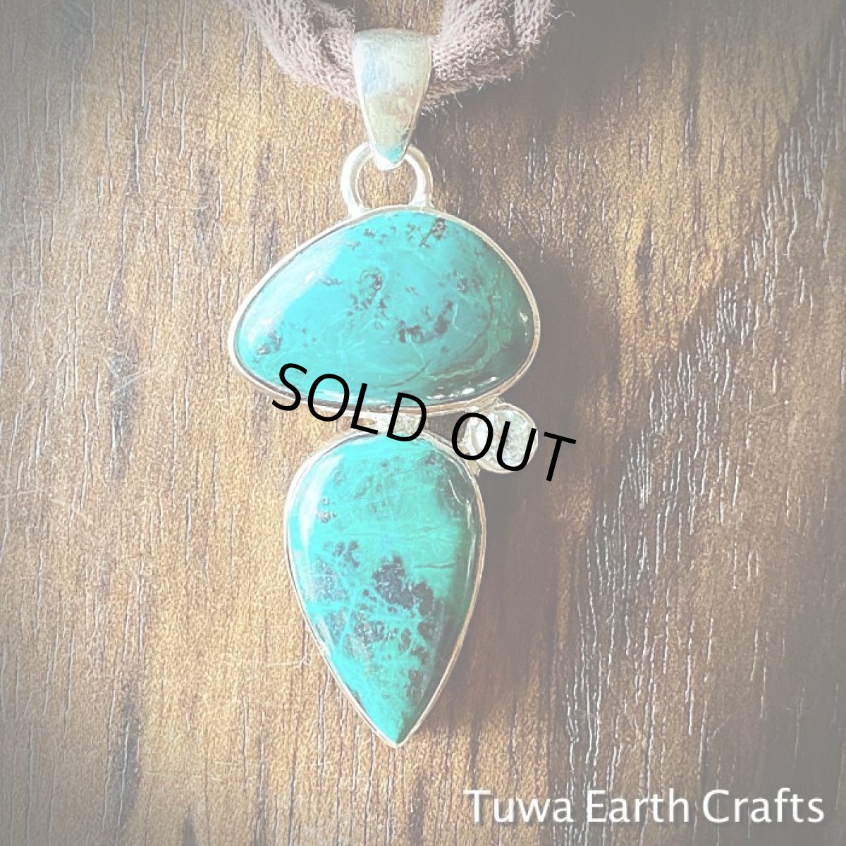 画像16: 【ヒーリング・開運】大ぶり高品質クリソコラ ペンダントトップ★クリソコーラ　ネイティブアメリカン　クリソマラカイト　ジュエリー　天然石アクセサリー (16)