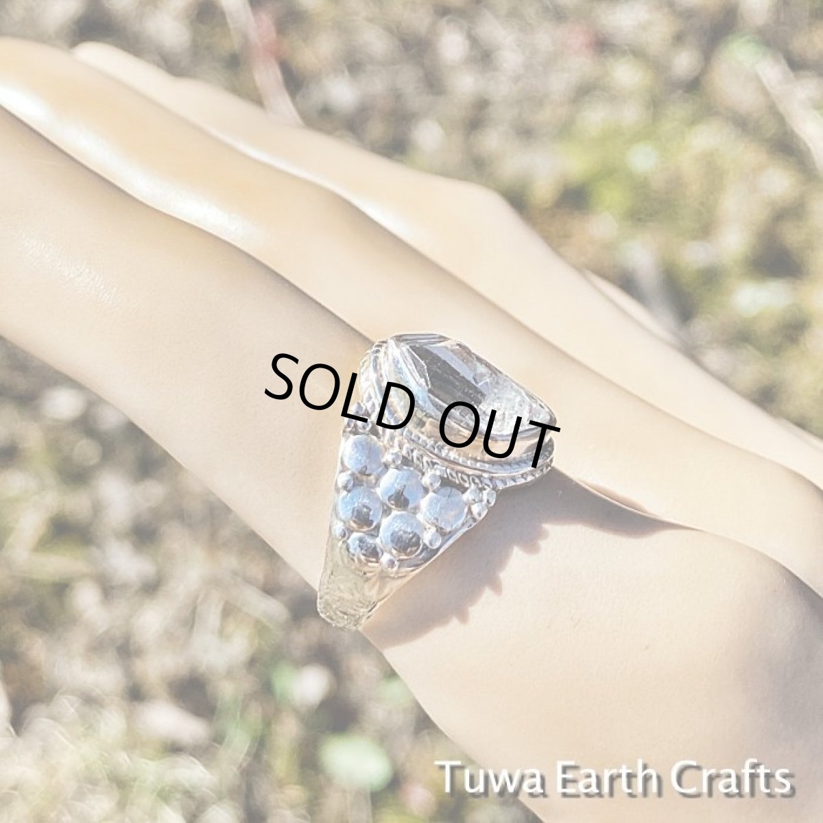 画像11: 【ドリームクリスタル 】1点もの 高品質ハーキマーダイヤモンド 指輪リング 14号★出産・安産お守り 4月誕生石 ハンドメイド ヒーリングストーン ジュエリー 天然石アクセサリー (11)