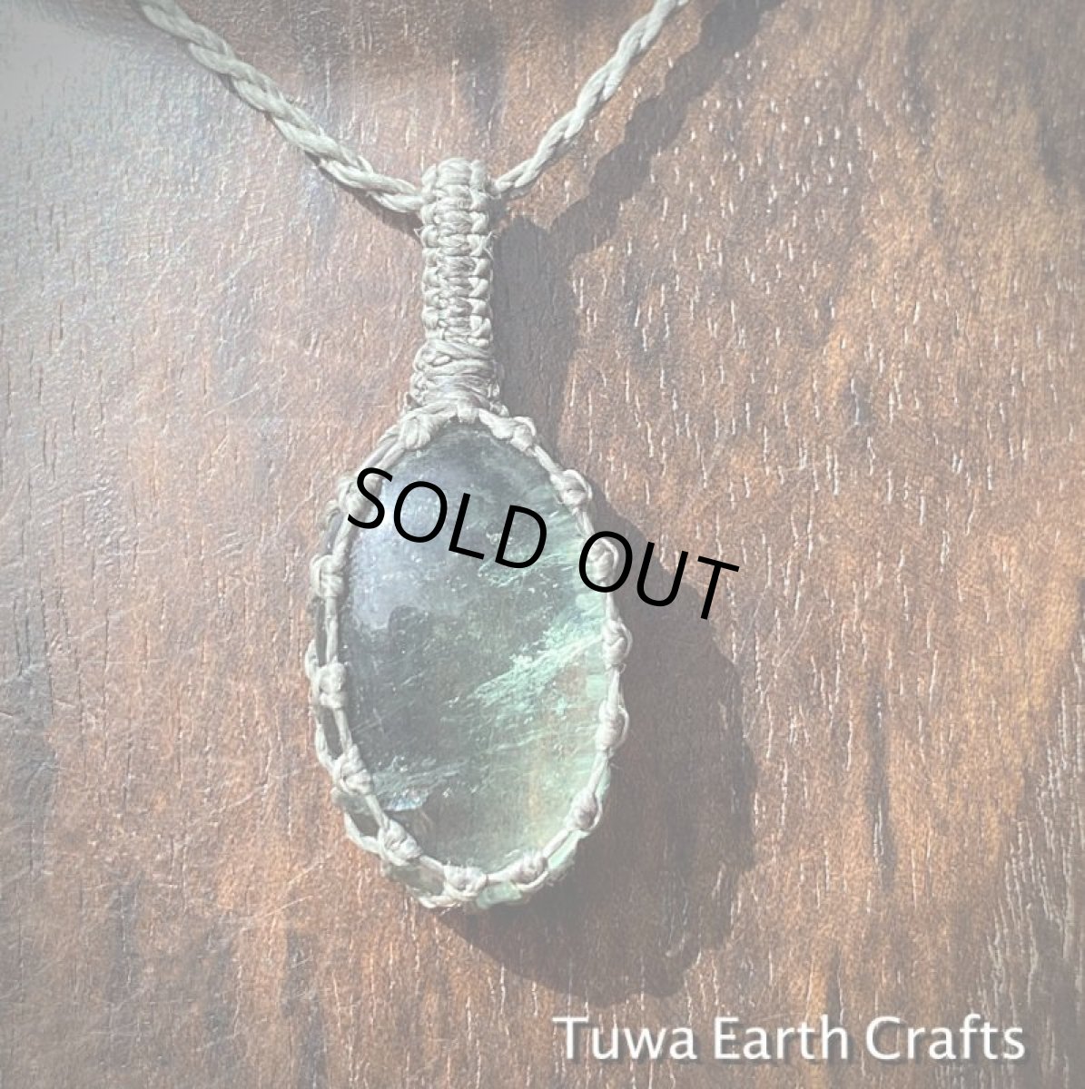 画像4: 【自由な発想を促す】１点物　グリーンフローライト　ペンダント・ネックレス★シンプル＆ナチュラル　マクラメ編み　受験お守り　天然石パワーストーン (4)