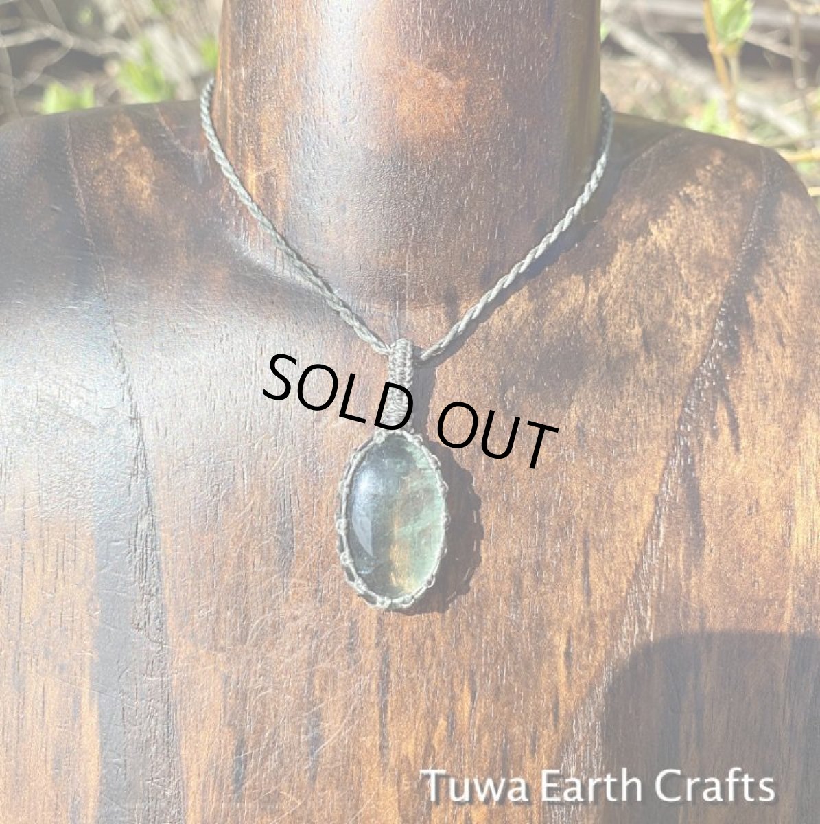 画像6: 【自由な発想を促す】１点物　グリーンフローライト　ペンダント・ネックレス★シンプル＆ナチュラル　マクラメ編み　受験お守り　天然石パワーストーン (6)