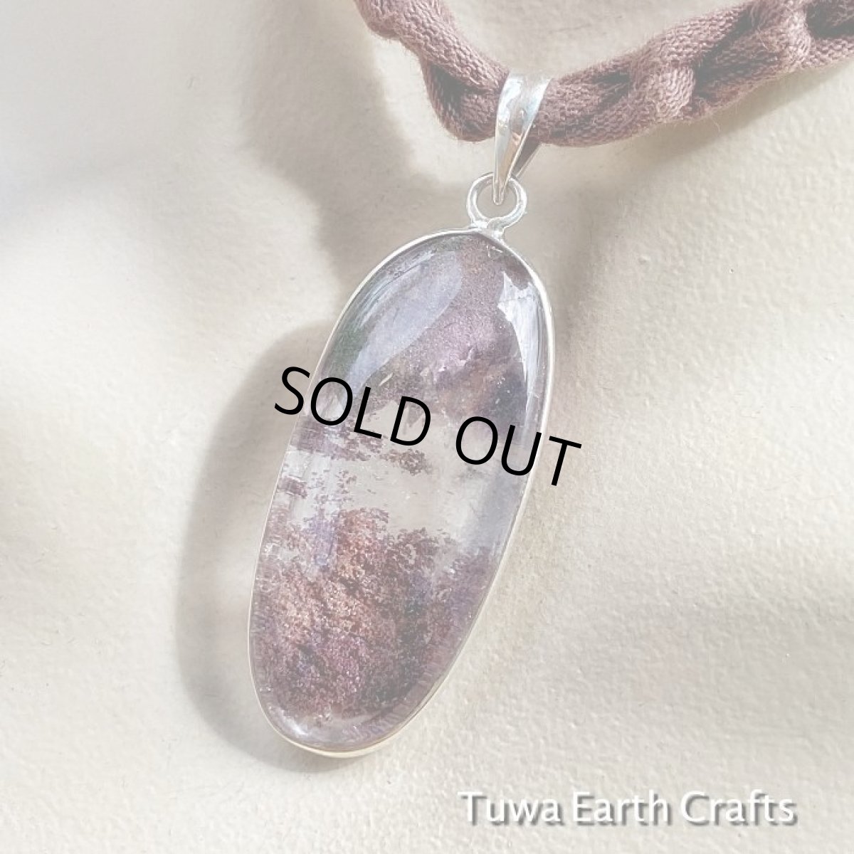 画像4: 【ヒーリング・開運・大地との繋がり】ファントム入り♪大ぶり高品質ガーデンクォーツ　ペンダントトップ★庭園水晶★ヒーリングジュエリー天然石パワーストーンアクセサリー (4)