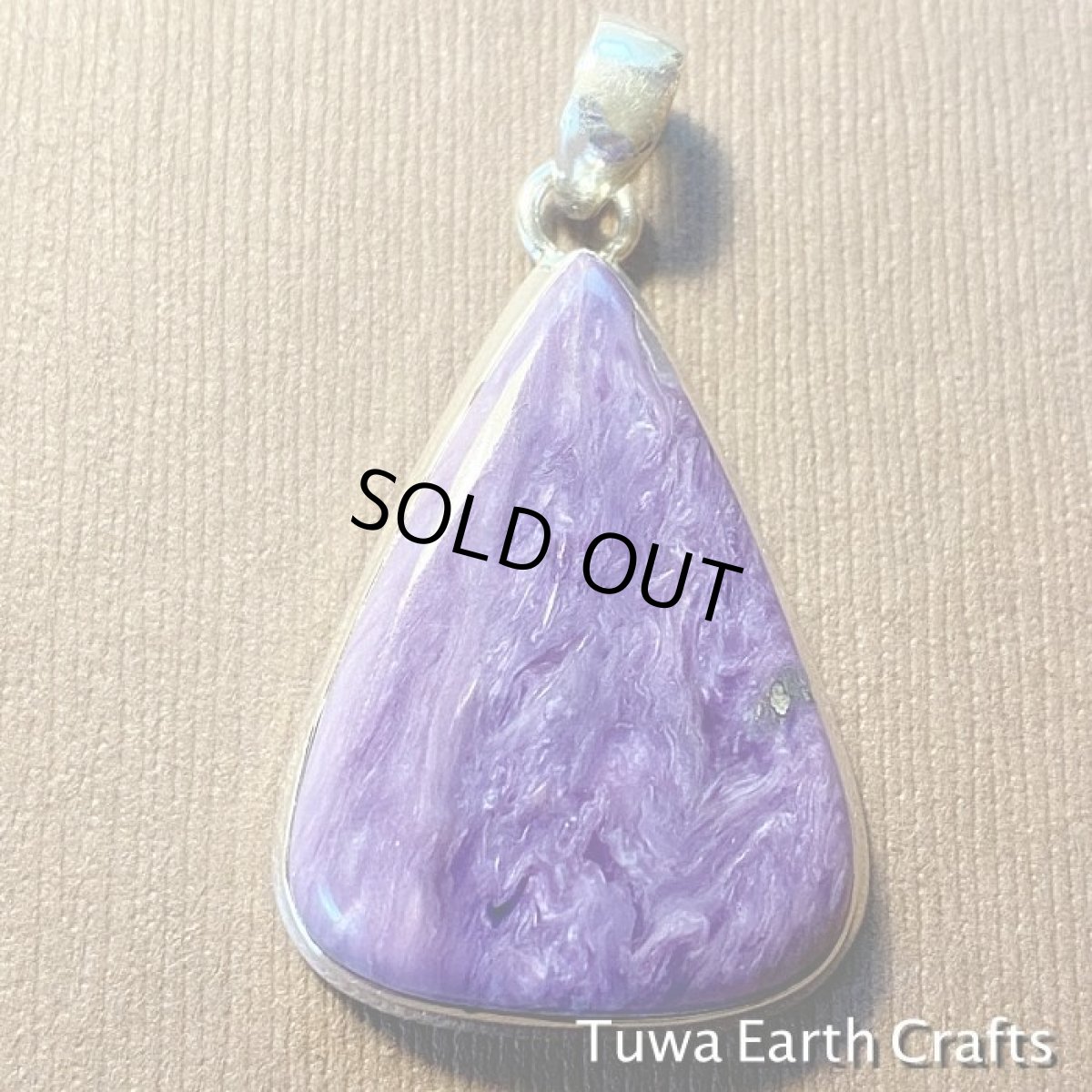 画像10: 大ぶり　1点物　高品質チャロアイト　ペンダントトップ★世界三大ヒーリングストーン天然石パワーストーンお守りアクセサリー (10)