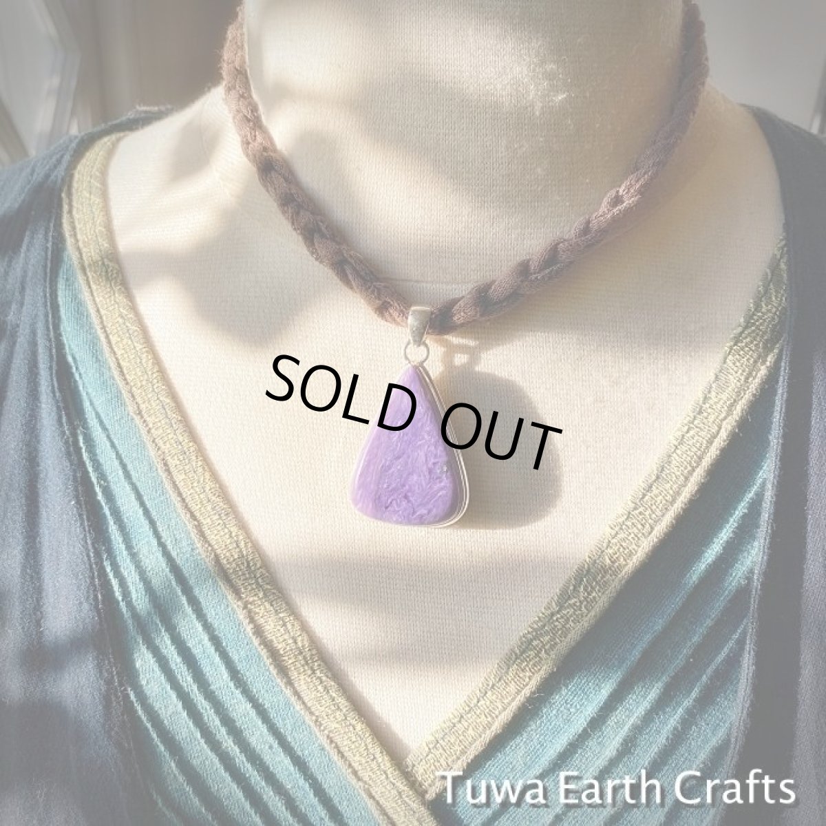 画像16: 大ぶり　1点物　高品質チャロアイト　ペンダントトップ★世界三大ヒーリングストーン天然石パワーストーンお守りアクセサリー (16)