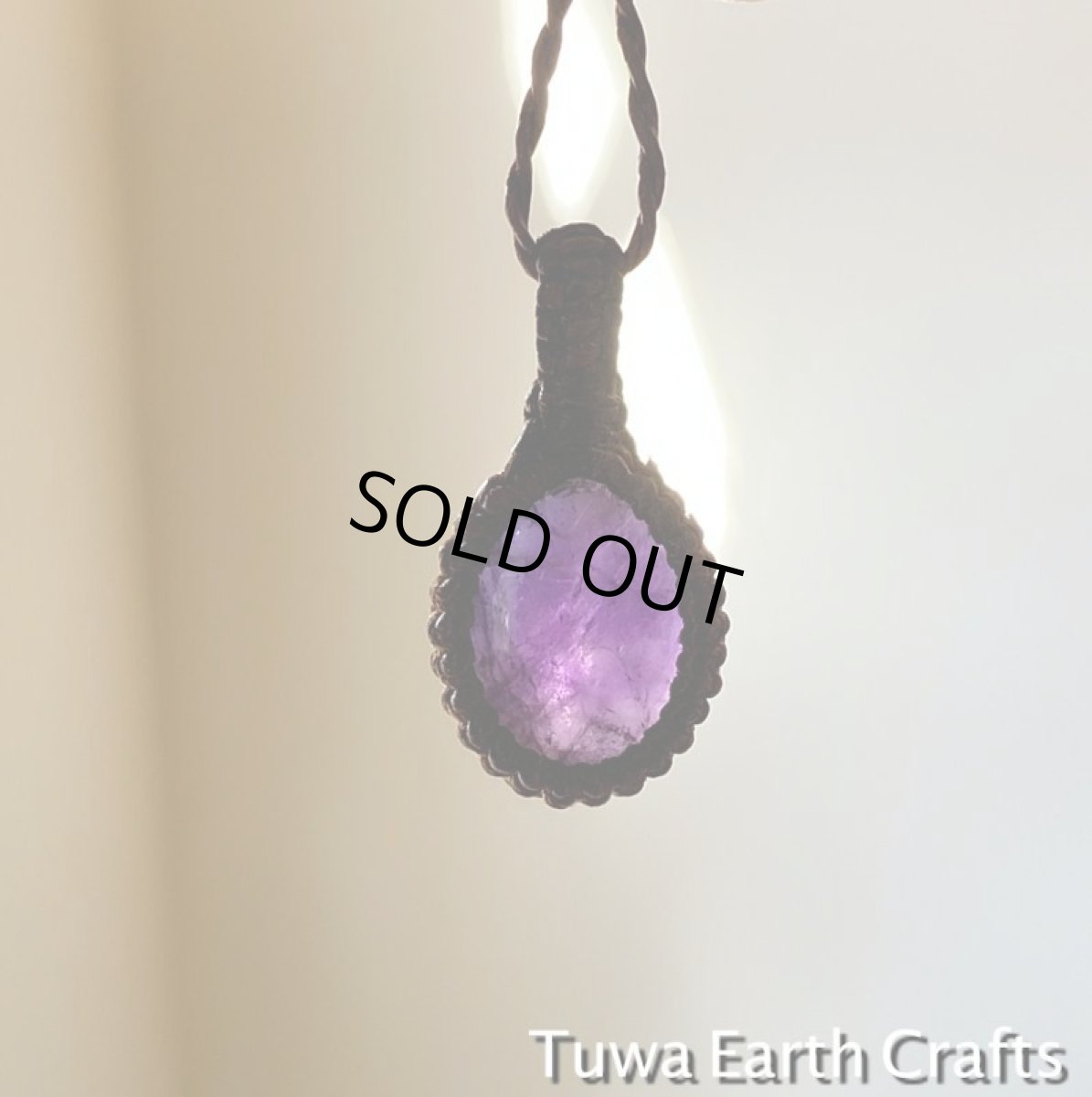 画像4: 1点物 アメジスト　ペンダント・ネックレス　シンプル＆ナチュラル　アメシスト　＊ハンドメイドお守りパワーストーン天然石ヒーリングストーン 金属アレルギー対応　アクセサリー　2月誕生石 (4)