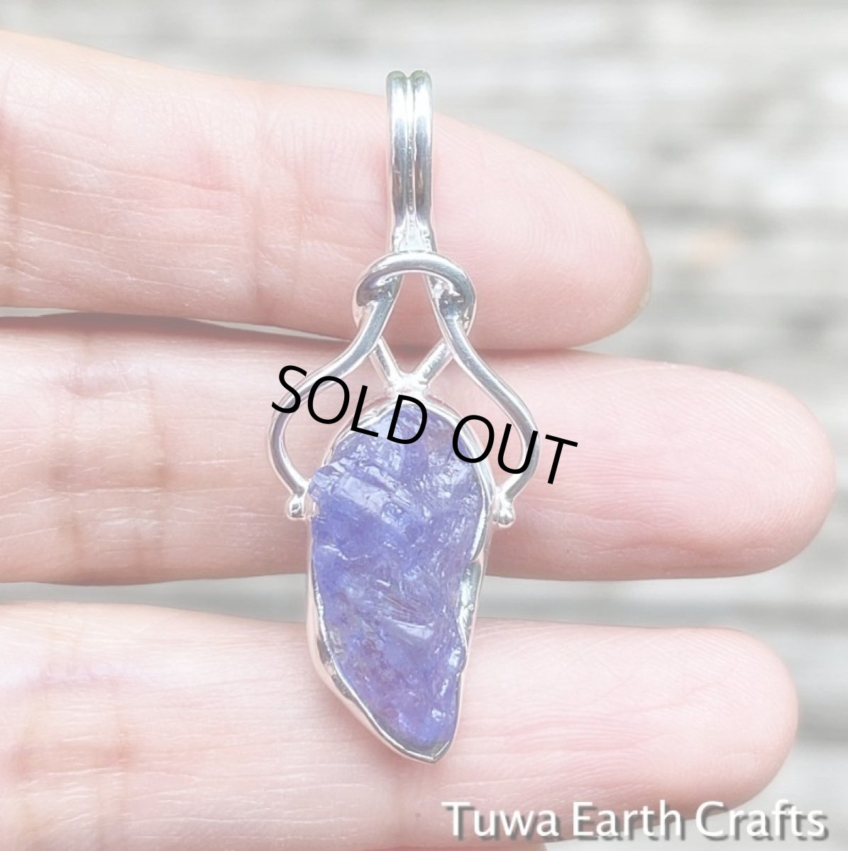 画像7: 【人生を良い方向へ導く】1点物 高品質タンザナイト原石ペンダントトップ　天然石パワーストーン　ジュエリー　ヒーリングストーン  お守りアクセサリー (7)