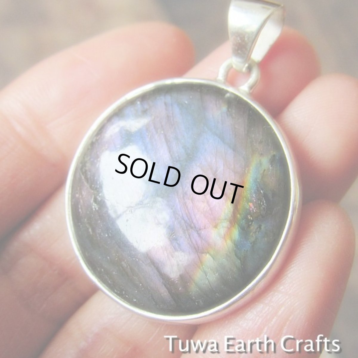 画像17: レア1点もの　パープル〜ピンク 高品質スペクトロライト・ラブラドライト　ペンダントトップ　大ぶり　パワーストーン天然石お守りアクセサリー　ヒーリングジュエリー (17)