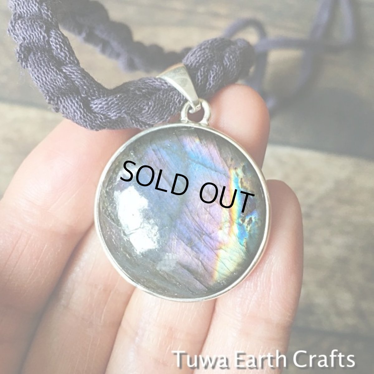 画像11: レア1点もの　パープル〜ピンク 高品質スペクトロライト・ラブラドライト　ペンダントトップ　大ぶり　パワーストーン天然石お守りアクセサリー　ヒーリングジュエリー (11)