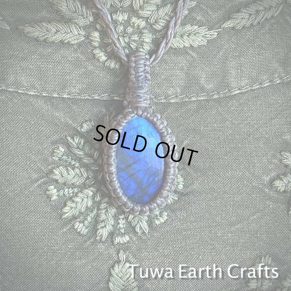 画像9: 【夢の実現をサポート】大ぶり高品質ブルーシラー♪　ラブラドライト　ペンダント/ネックレス　シンプル　グレイ紐　お守り天然石パワーストーンアクセサリー　ヒーリング (9)