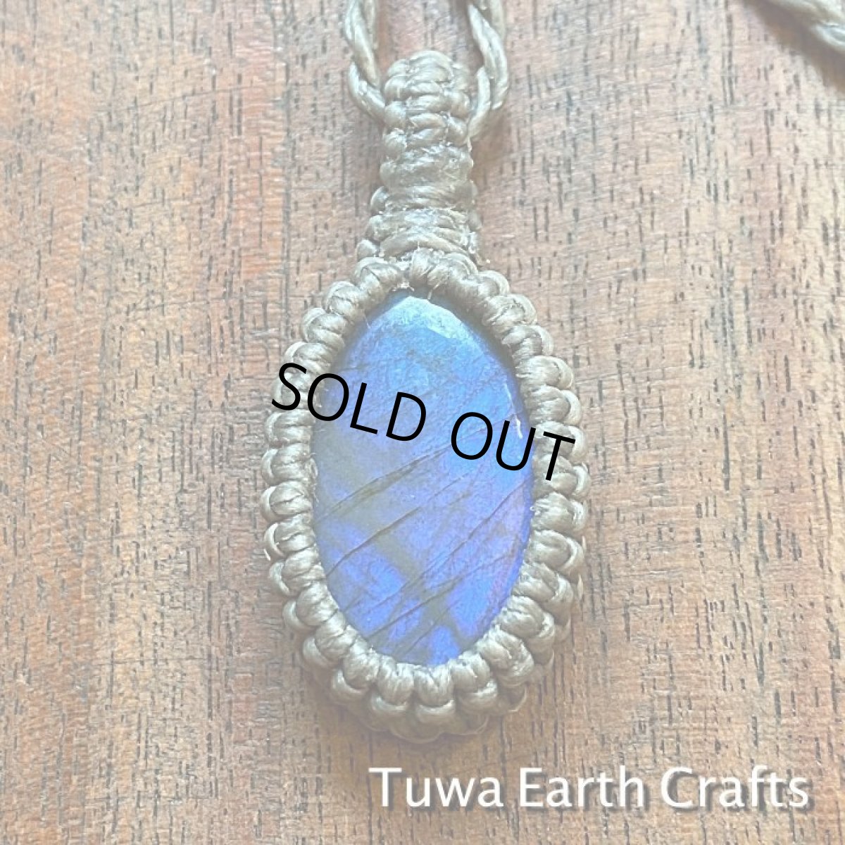 画像3: 【夢の実現をサポート】大ぶり高品質ブルーシラー♪　ラブラドライト　ペンダント/ネックレス　シンプル　グレイ紐　お守り天然石パワーストーンアクセサリー　ヒーリング (3)