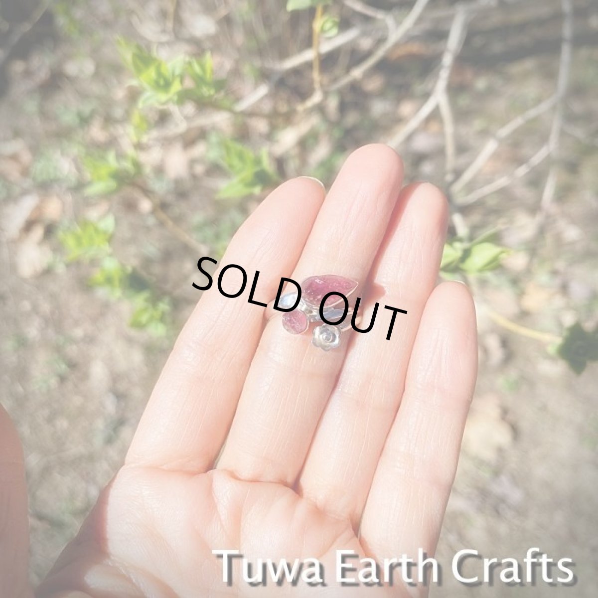 画像9: 【自信・積極性アップ・良縁】　高品質ピンクトルマリン原石リング　指輪15号　ルベライト★スターリングシルバー天然石パワーストーン　アクセサリー　ヒーリングストーン　ジュエリー　10月誕生石 (9)