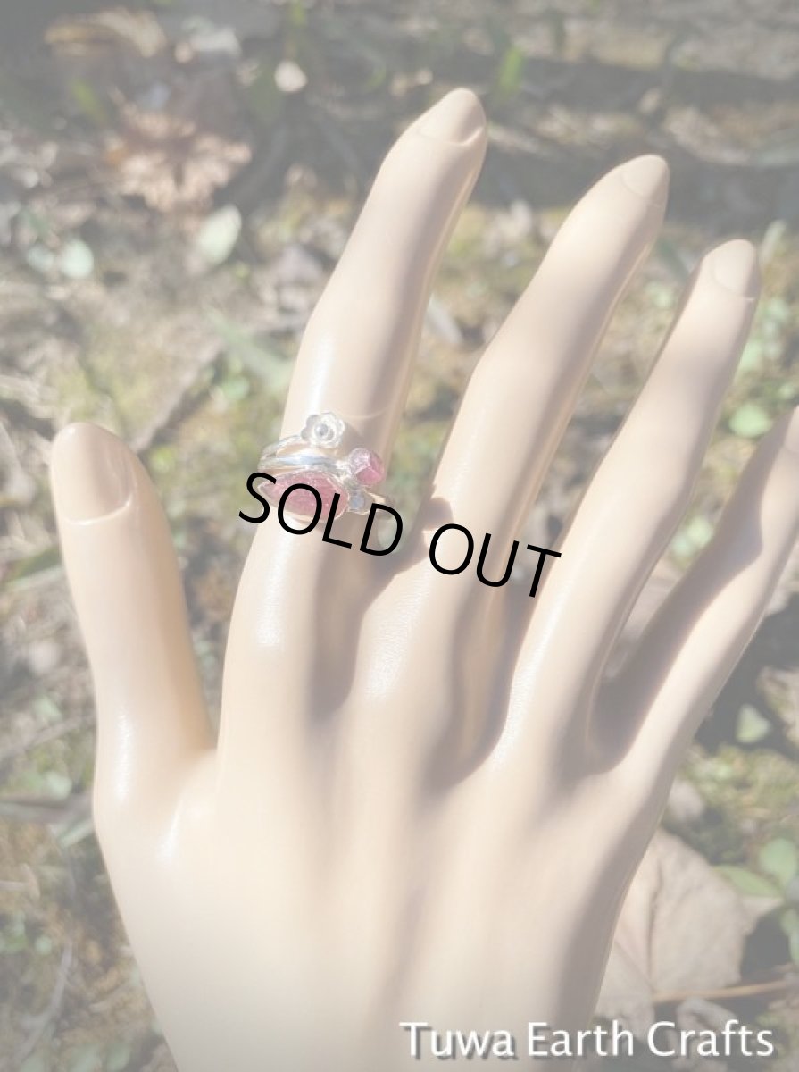 画像10: 【自信・積極性アップ・良縁】　高品質ピンクトルマリン原石リング　指輪15号　ルベライト★スターリングシルバー天然石パワーストーン　アクセサリー　ヒーリングストーン　ジュエリー　10月誕生石 (10)