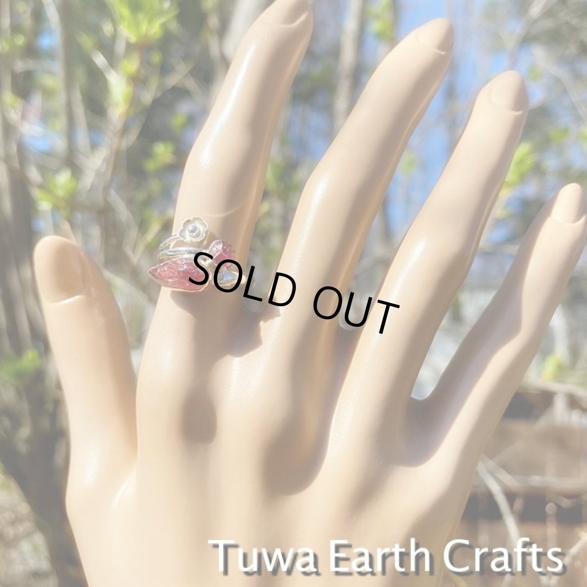 画像16: 【自信・積極性アップ・良縁】　高品質ピンクトルマリン原石リング　指輪15号　ルベライト★スターリングシルバー天然石パワーストーン　アクセサリー　ヒーリングストーン　ジュエリー　10月誕生石 (16)