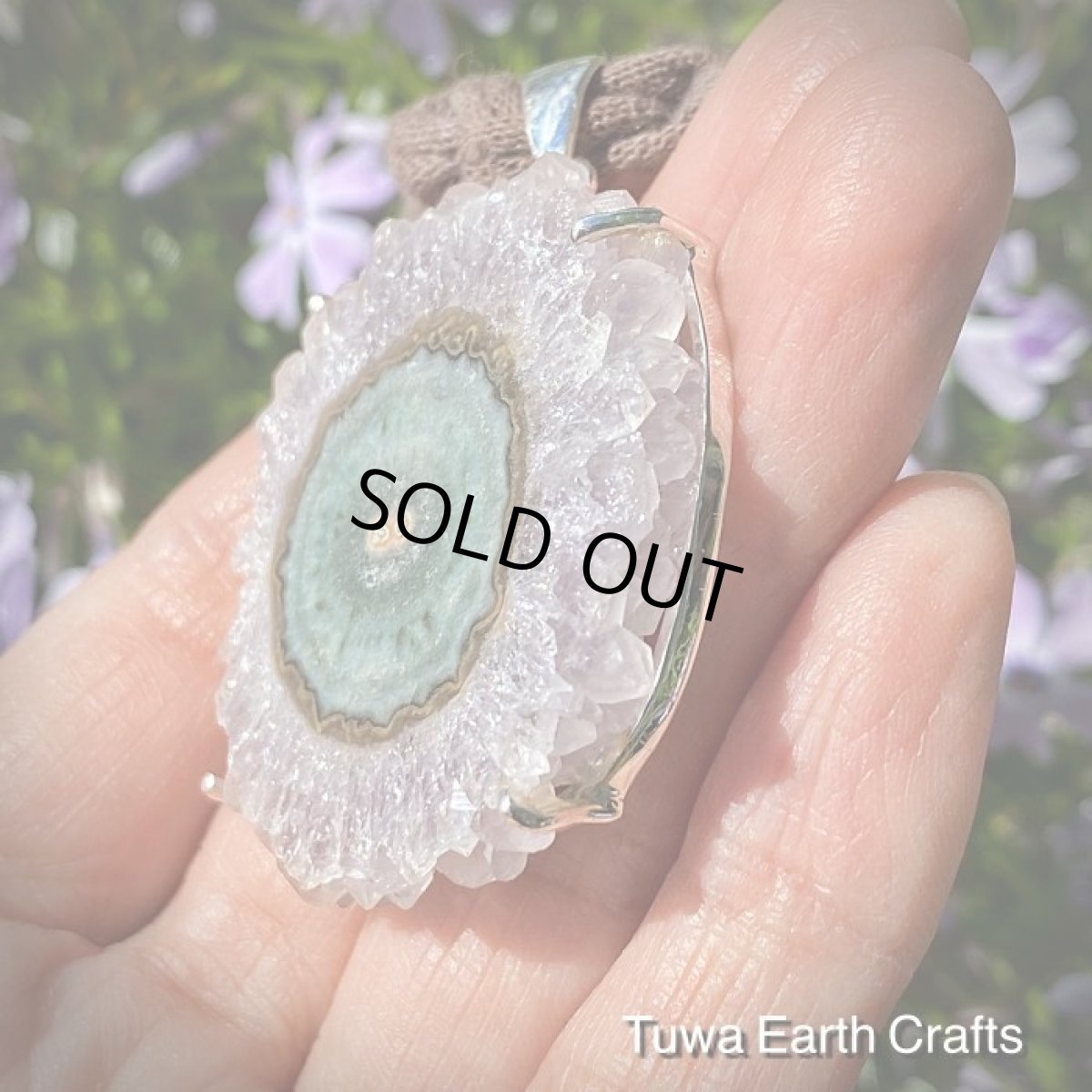 画像4: 石全長4cm 大ぶり高品質ウルグアイ産スタラクタイト アメシスト ペンダントトップ 1点もの フラワーアメジスト原石クラスター 2月誕生石 紫水晶 鉱物パワーストーン天然石ヒーリングお守りアクセサリー (4)