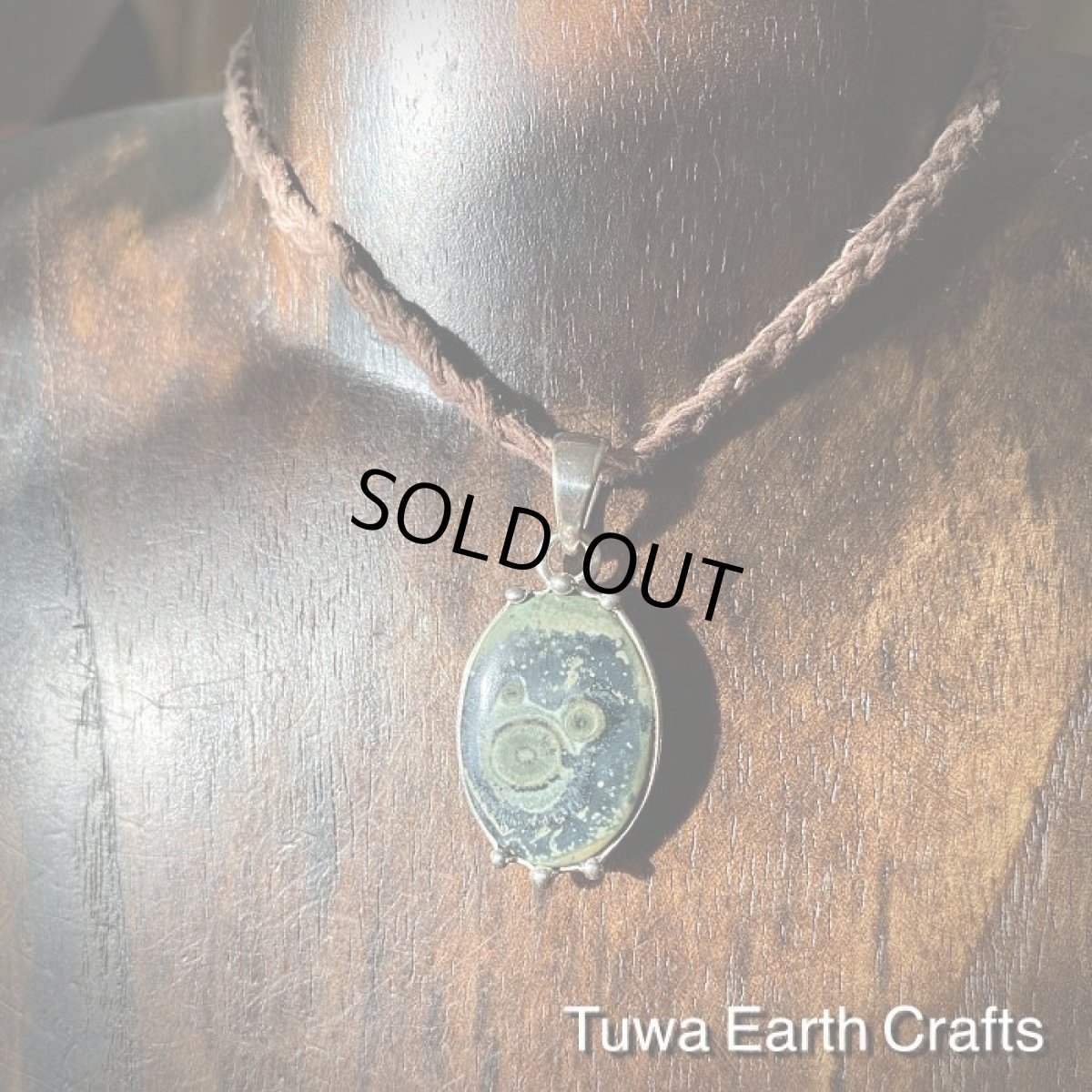 画像10: 1点物　高品質カンババジャスパー ペンダント＊ストロマトライト*レアストーン　ヒーリング天然石ジュエリー　ハンドメイドアクセサリー　 (10)