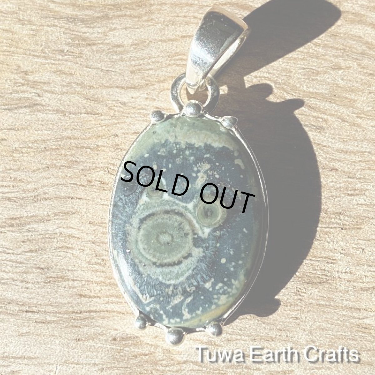 画像12: 1点物　高品質カンババジャスパー ペンダント＊ストロマトライト*レアストーン　ヒーリング天然石ジュエリー　ハンドメイドアクセサリー　 (12)