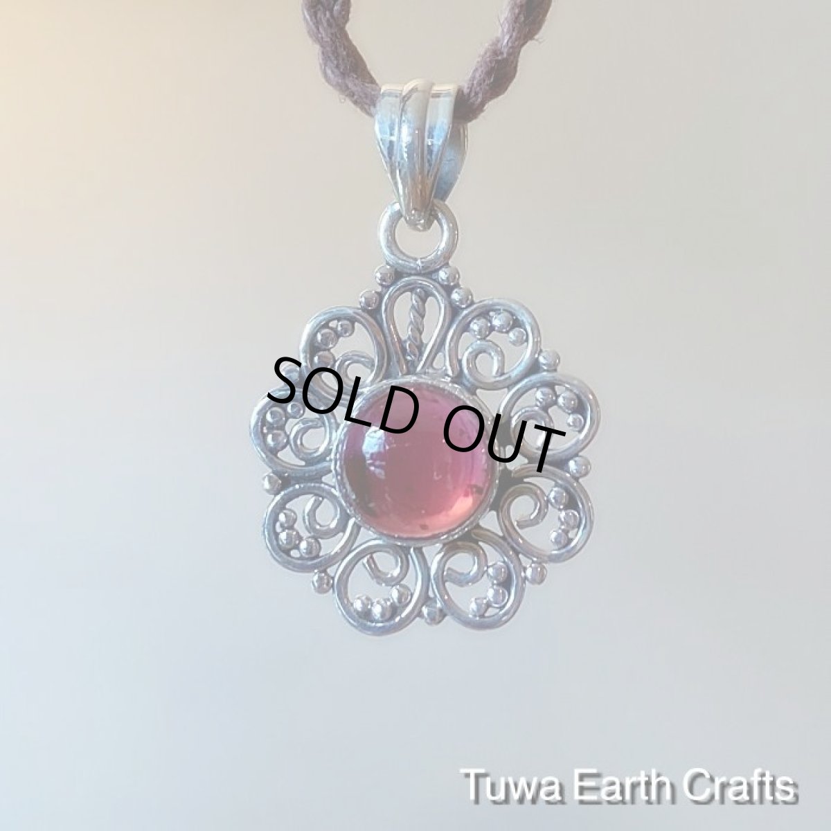 画像6: 【夢の達成をサポート】1点物 高品質ロードライト ガーネット ペンダントトップ＊エスニック スターリングシルバー天然石パワーストーン アクセサリー ヒーリングお守りジュエリー (6)