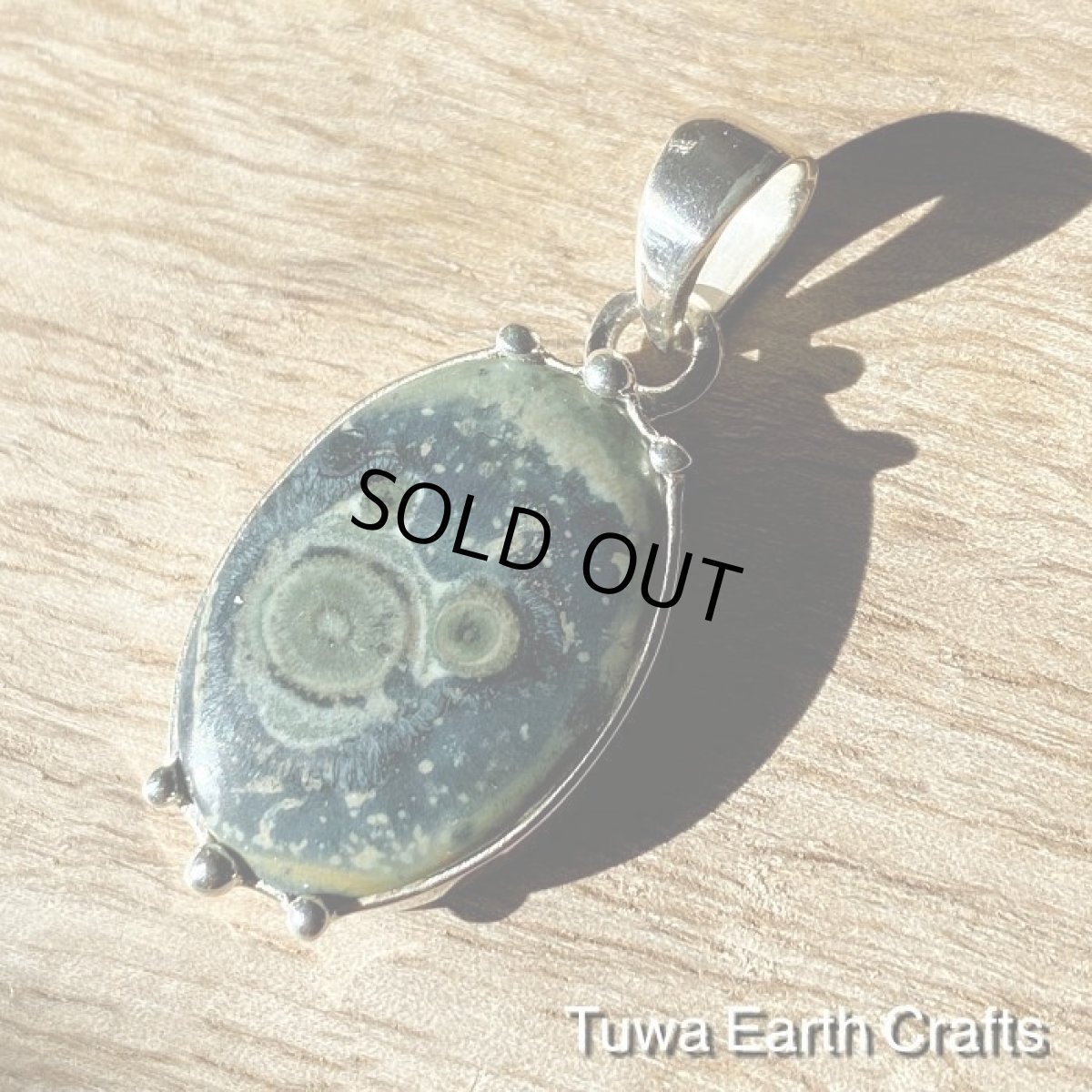 画像13: 1点物　高品質カンババジャスパー ペンダント＊ストロマトライト*レアストーン　ヒーリング天然石ジュエリー　ハンドメイドアクセサリー　 (13)