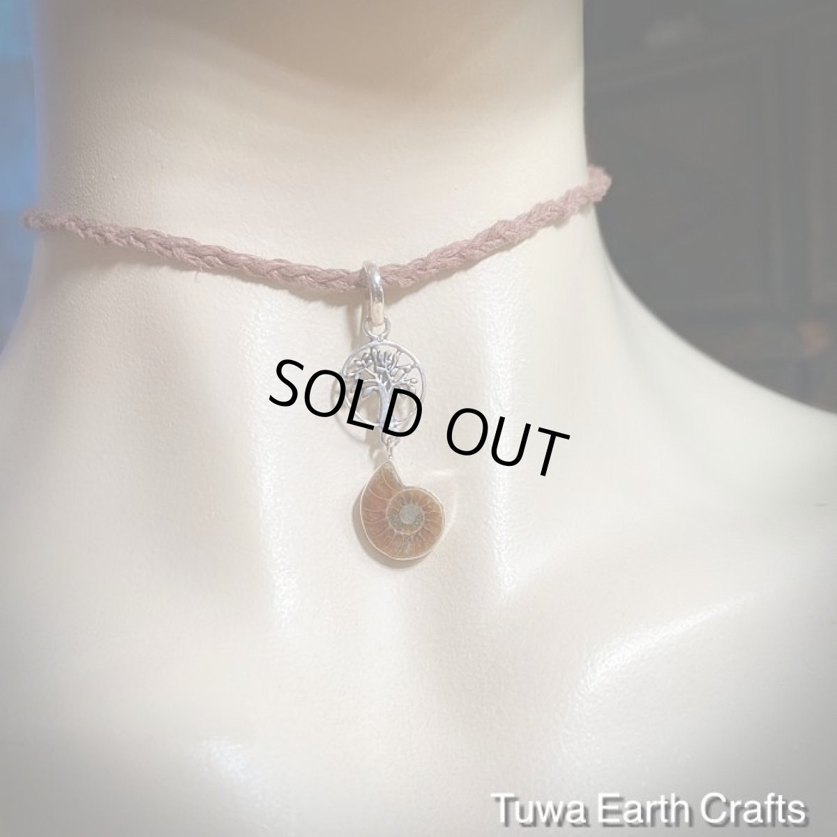 画像11: 【開運お守り・生命力アップ】1点物★高品質アンモナイト化石ペンダントトップ★生命の樹・ツリーオブライフ ヒーリングストーン天然石ジュエリー　パワーストーンアクセサリー (11)