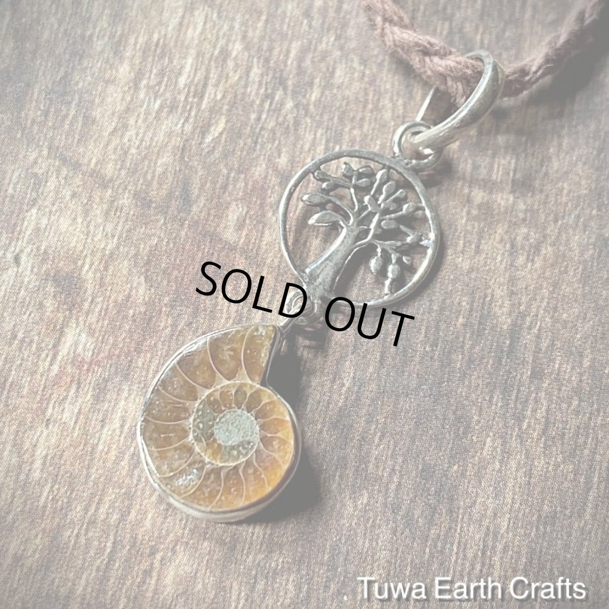 画像7: 【開運お守り・生命力アップ】1点物★高品質アンモナイト化石ペンダントトップ★生命の樹・ツリーオブライフ ヒーリングストーン天然石ジュエリー　パワーストーンアクセサリー (7)