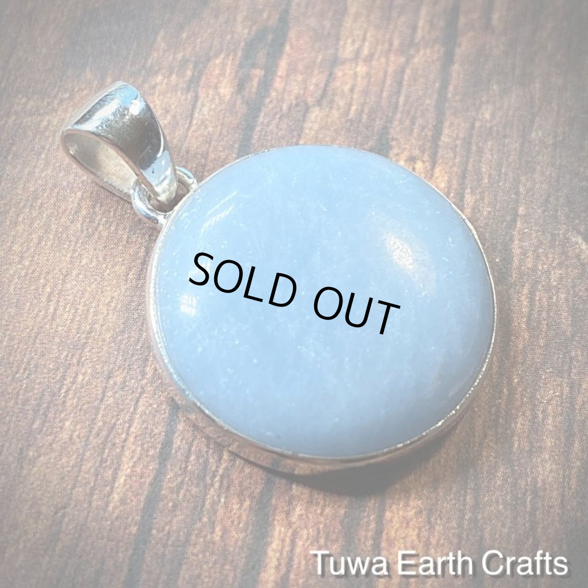 画像4: まんまる満月型♪ 高品質エンジェライト天然石ペンダントトップ*ヒーリングジュエリー お守り天然石パワーストーンアクセサリー スターリングシルバー (4)