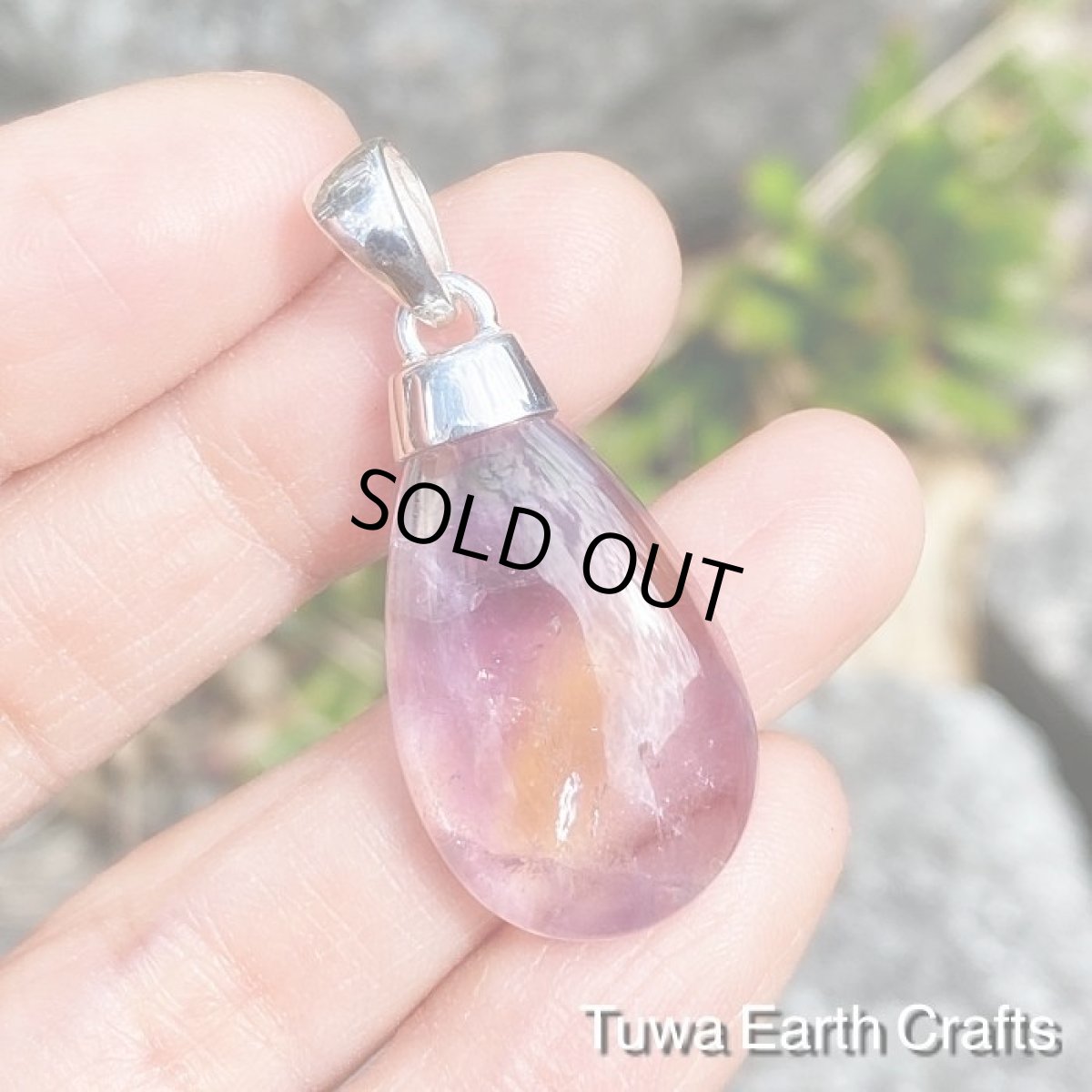 画像5: 1点もの　高品質アメトリン ペンダントトップ　アメジスト パワーストーン天然石お守りヒーリングアクセサリー (5)