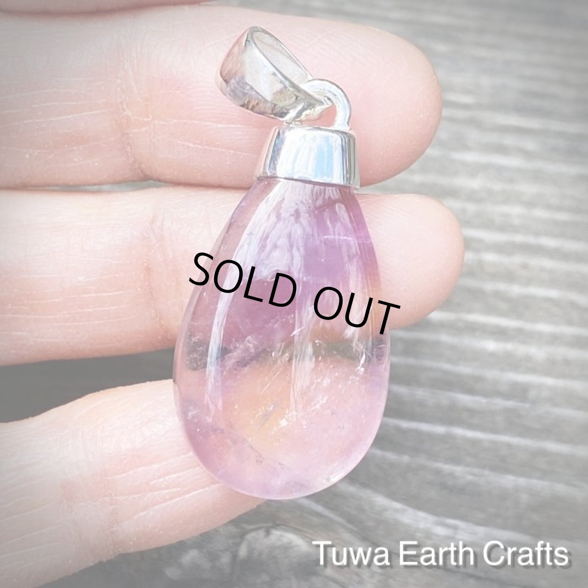 画像4: 1点もの　高品質アメトリン ペンダントトップ　アメジスト パワーストーン天然石お守りヒーリングアクセサリー (4)