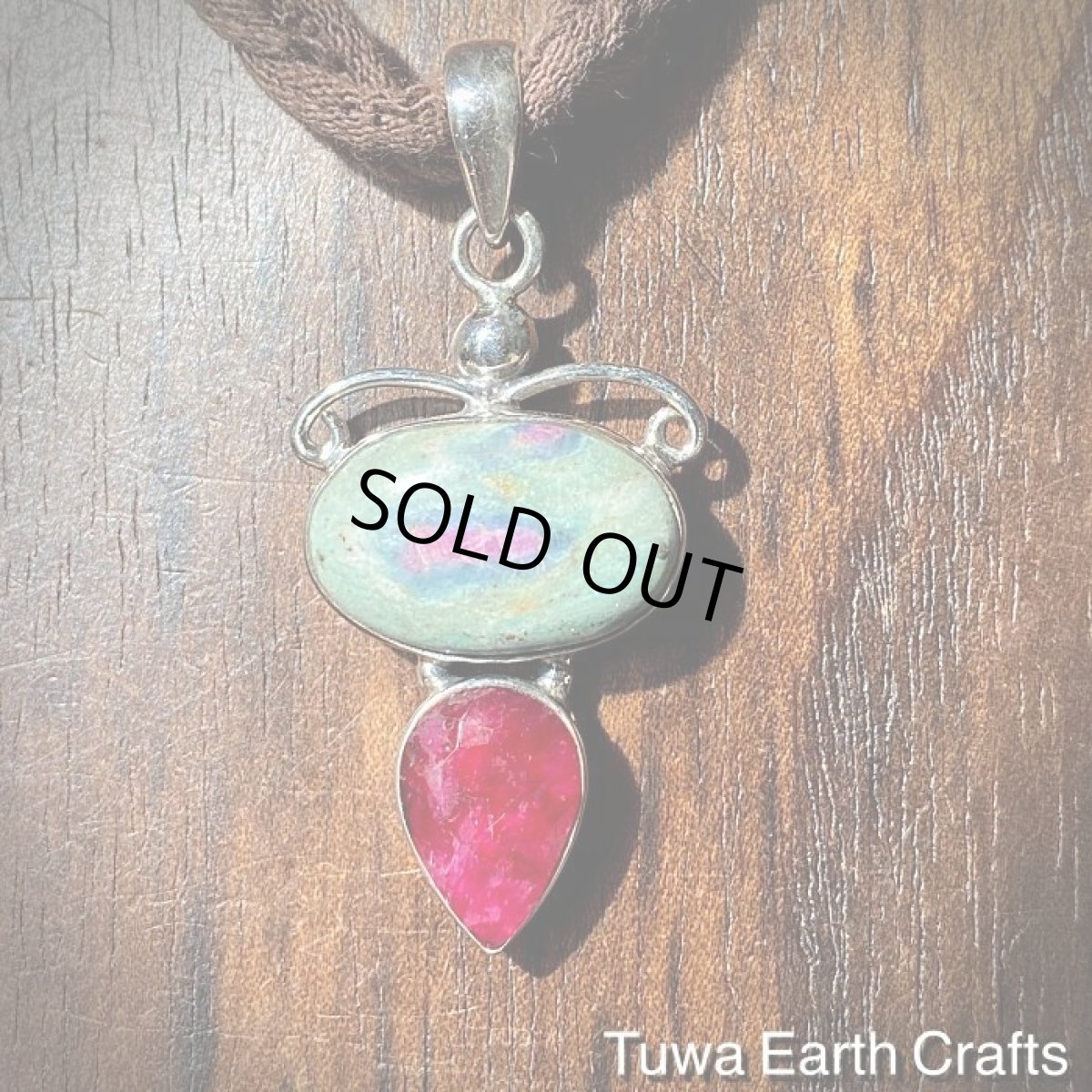 画像5: 1点物　大ぶり きらきら高品質ルビー＆ルビーインフックサイト ペンダントトップ*天然石パワーストーンお守りアクセサリー＊ヒーリングストーンジュエリー　 (5)