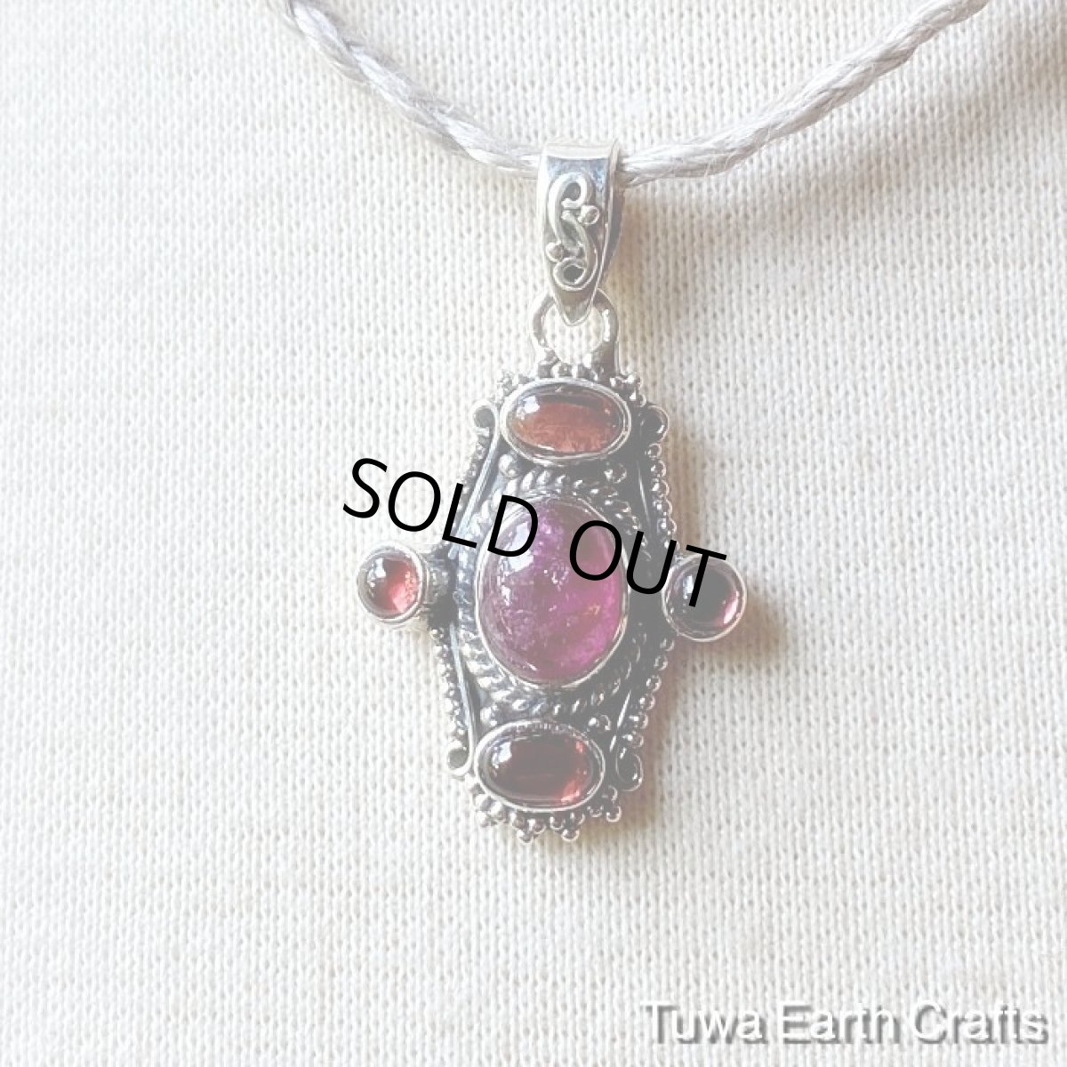 画像4: 【恋愛運アップ・絆を深める】高品質ピンクトルマリン＆ガーネット ペンダントトップ★ヒーリングジュエリー　お守り天然石パワーストーンアクセサリー★10月誕生石 (4)