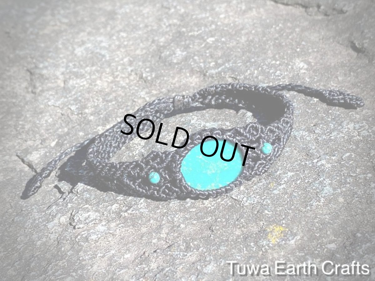 画像10: 【旅のお守り・護身】1点物★高品質ターコイズ ブレスレット★トルコ石 マクラメアクセサリー★パワーストーン天然石ハンドメイドジュエリー (10)